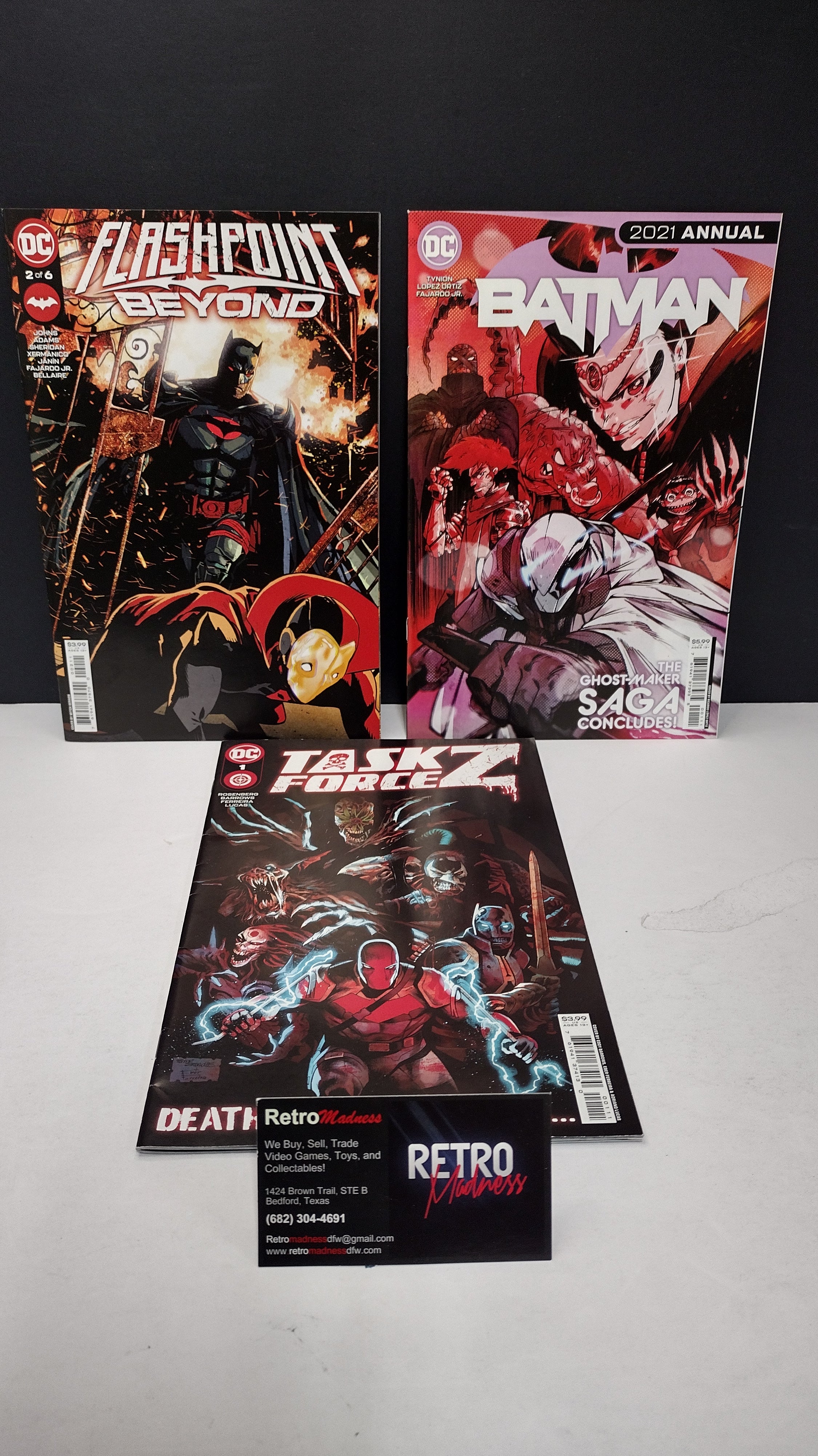 DC Comics Modern Era Lot – 3 Book Set - Lot D3 (Brand New / Unread)
