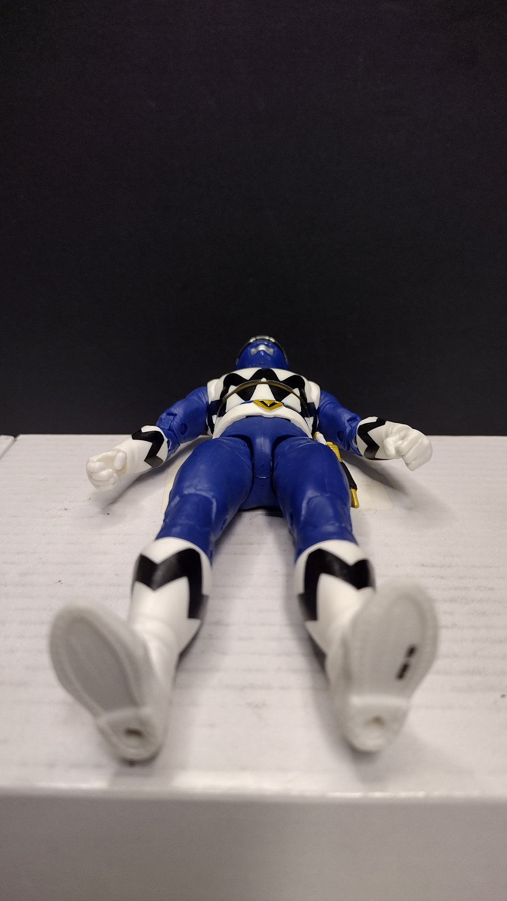 Power Rangers Lightning Collection: Lost Galaxy Blue Ranger 6-Inch Action Figure • Loose & Incomplete (Hasbro)