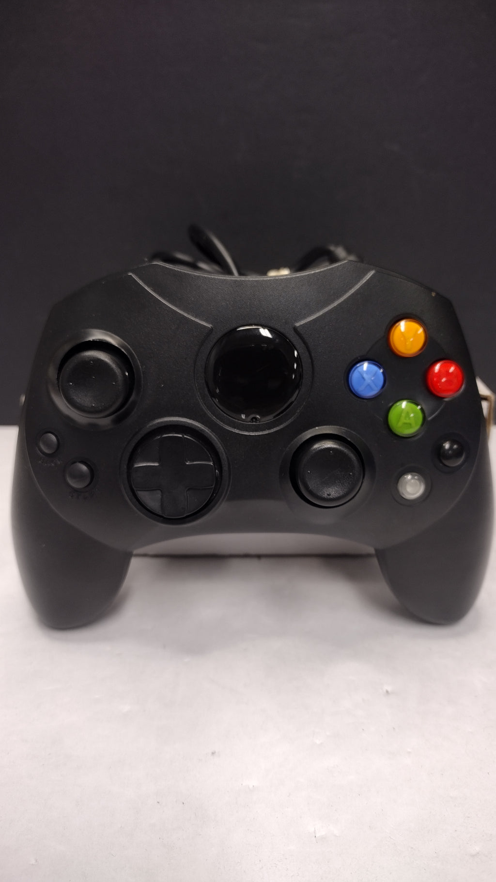 Wired S-Style Controller for Original Xbox Classic Gamepad Black Tested