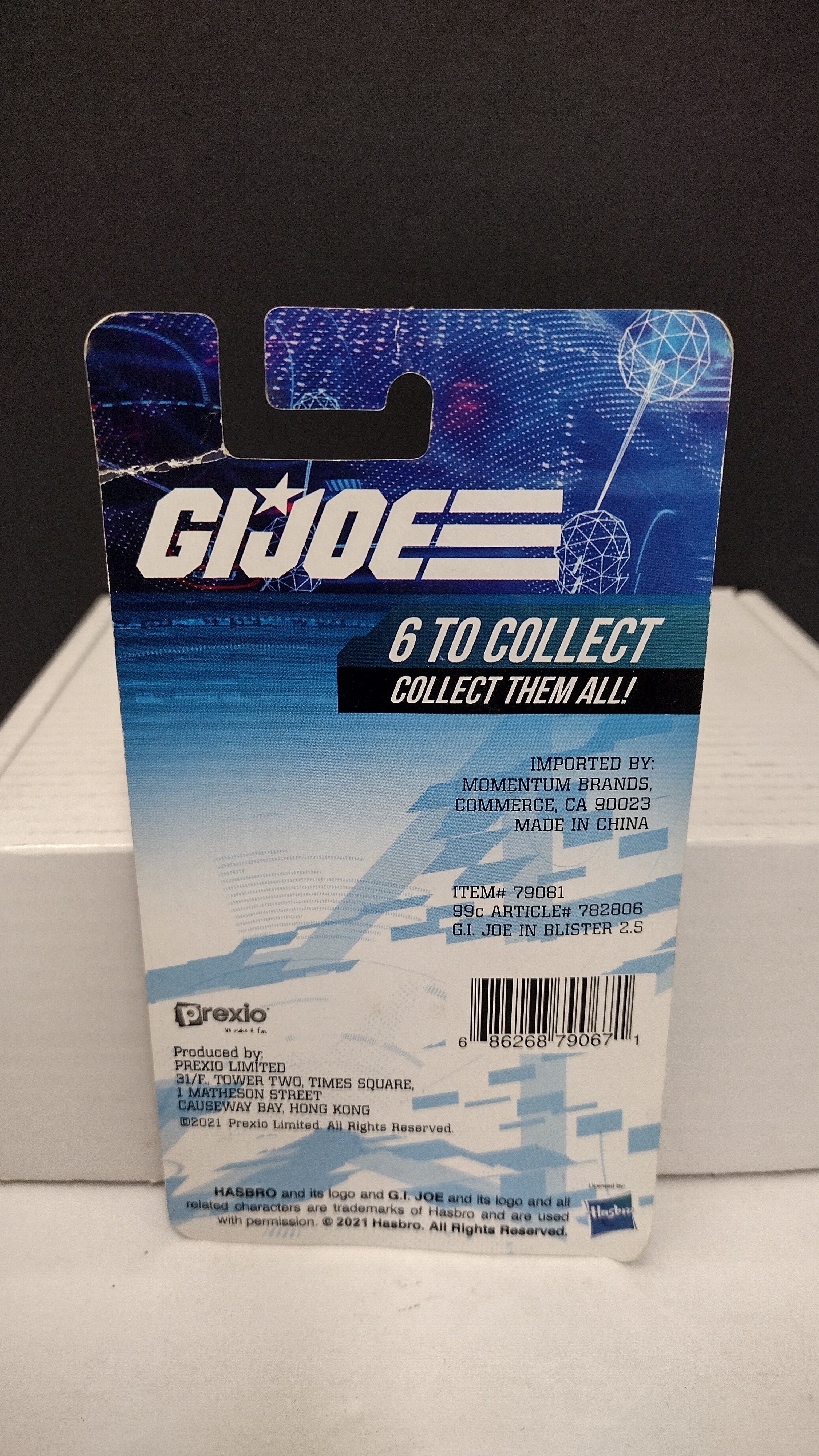 Hasbro Prexio GI Joe Roadblock Mini Figure Sealed New