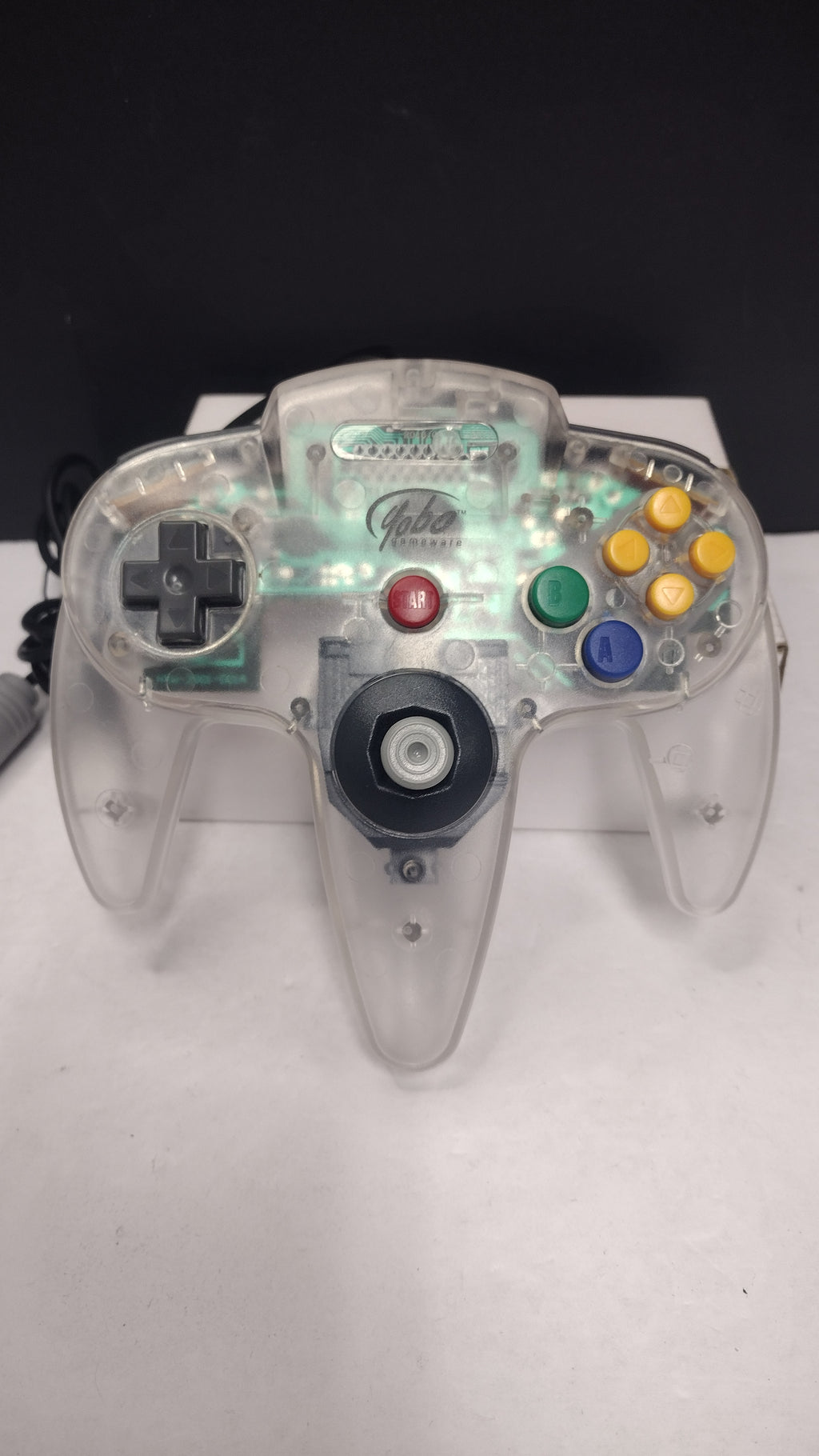 Yobo Nintendo 64 N64 Controller Clear Transparent Gamepad Tested Works