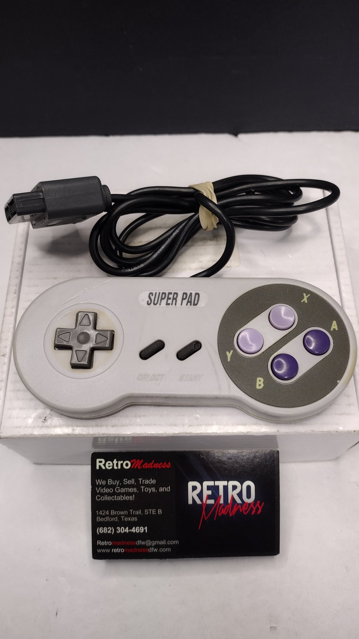 Performance Super Pad- Wired SNES Controller- Tested