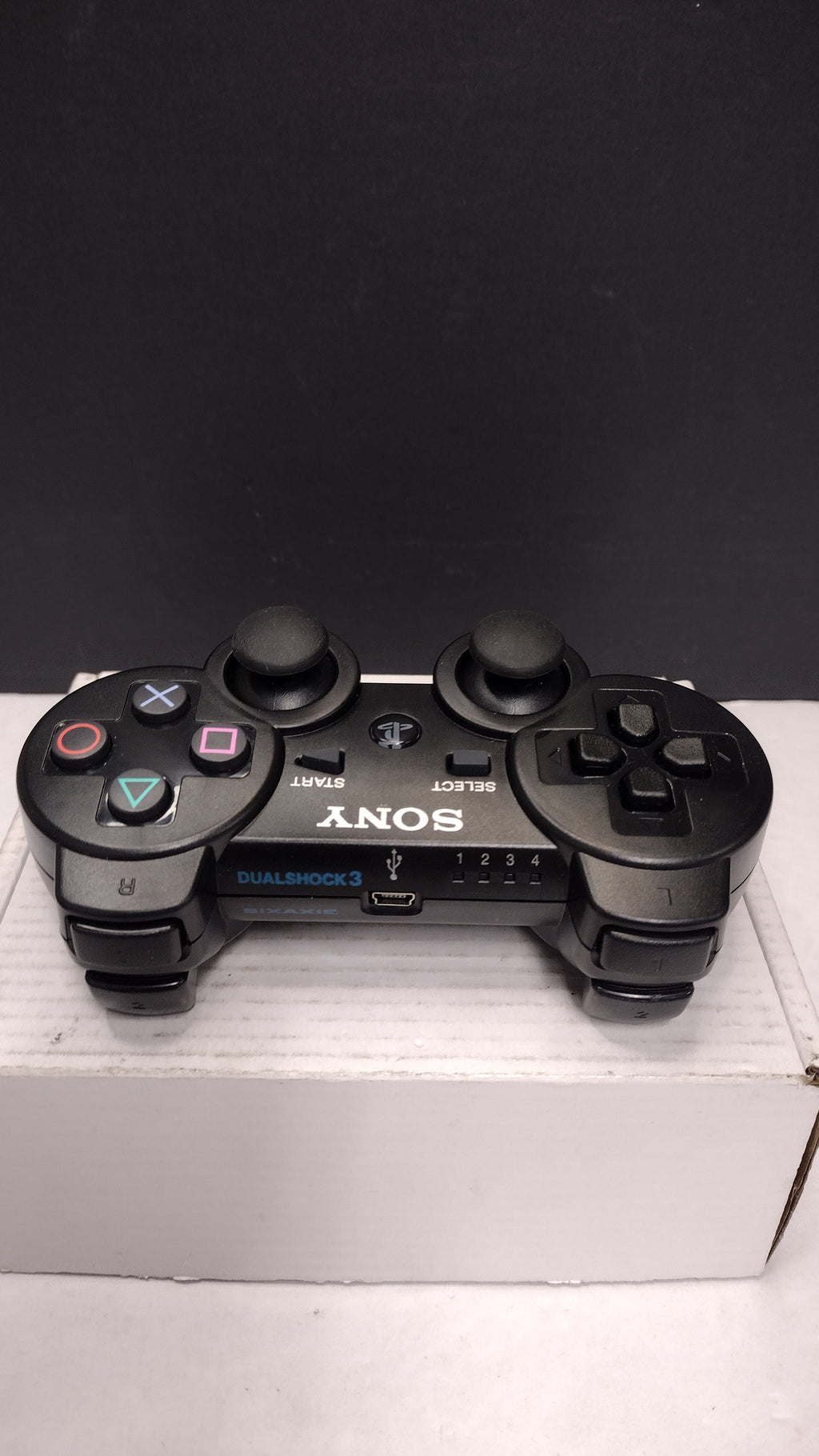 3rd Party DualShock 3 Style Wireless PS3 Controller Black Untested