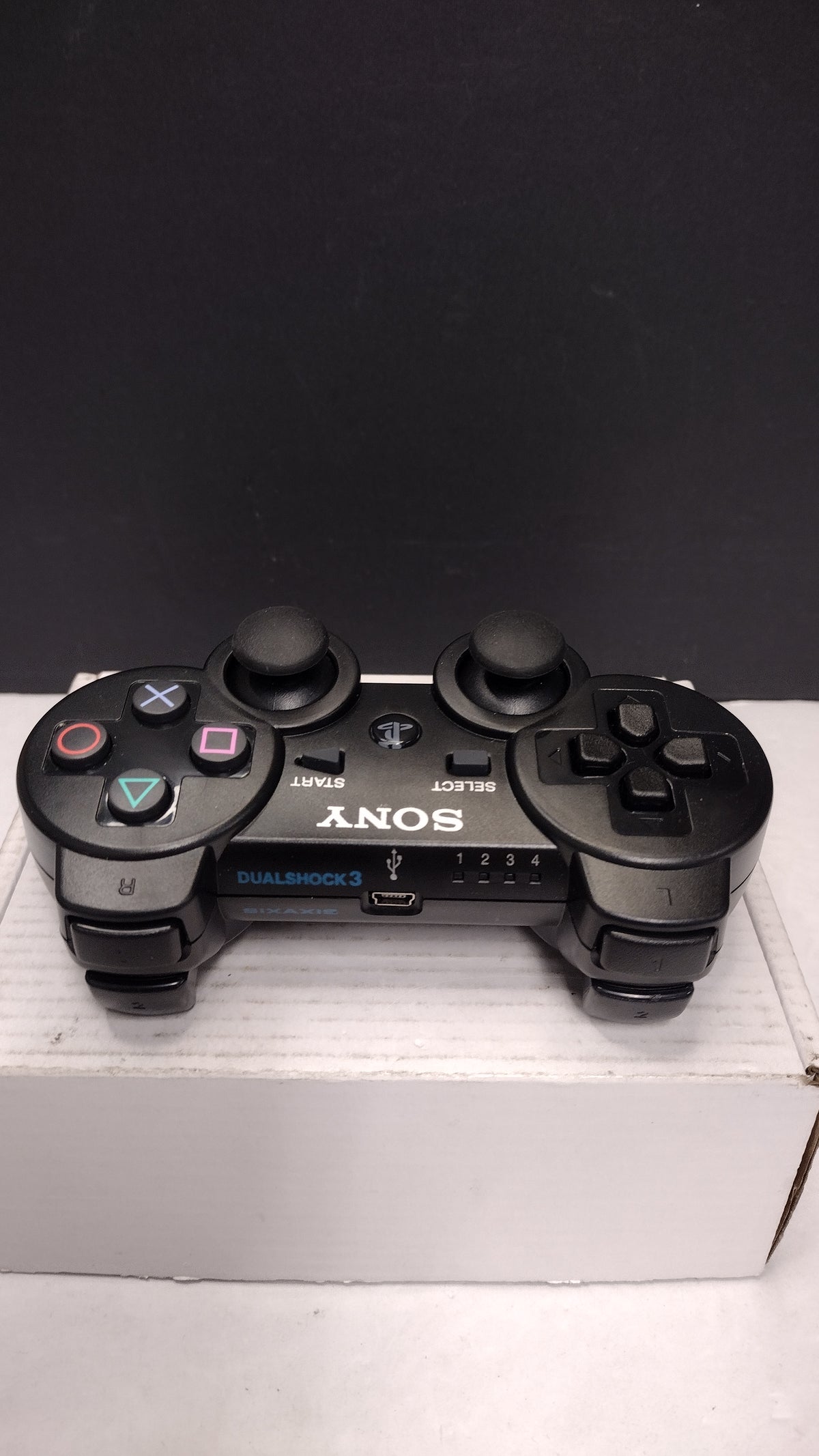 3rd Party DualShock 3 Style Wireless PS3 Controller Black Untested