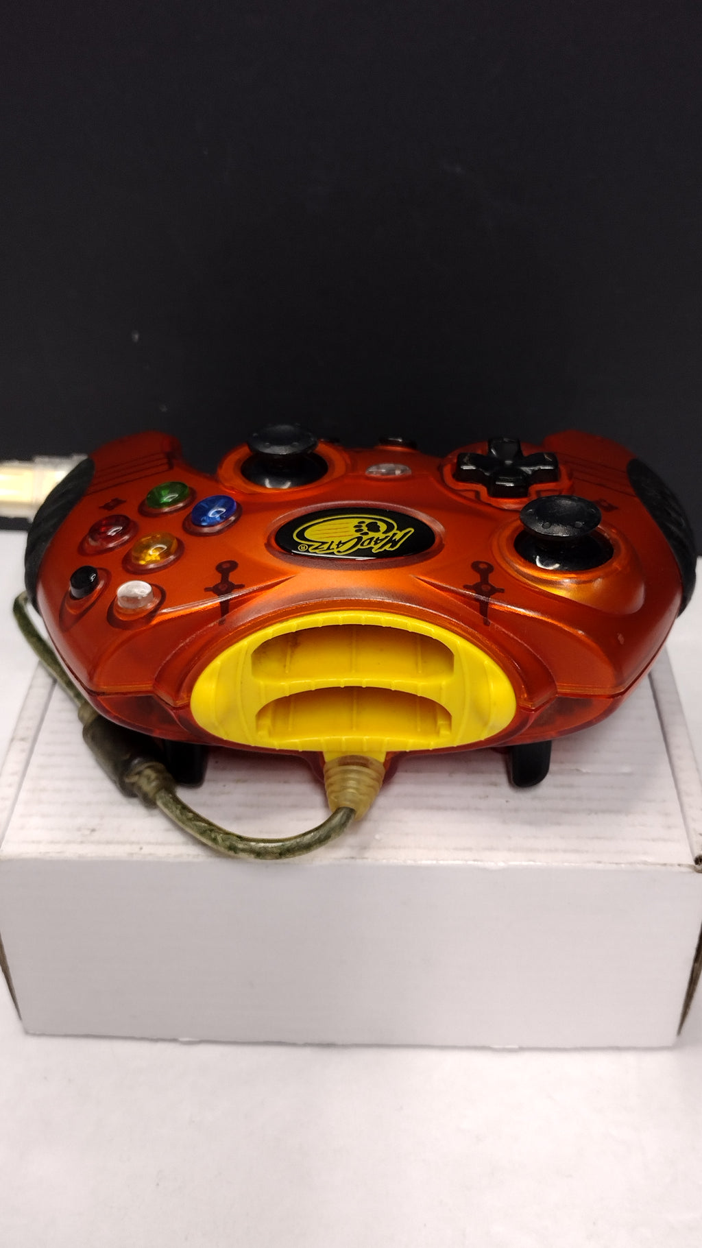 Mad Catz Original XBOX Wired Controller Transparent Orange-tested