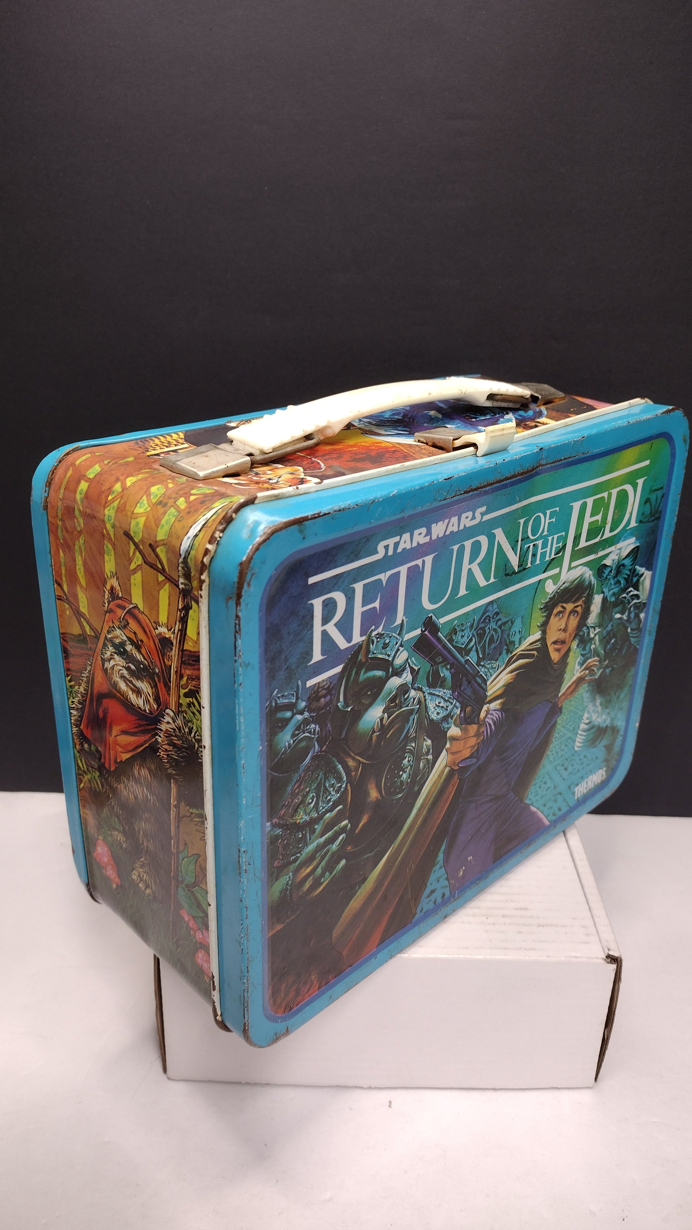 Vintage 1983 Star Wars: Return of the Jedi Metal Lunch Box (Standalone / No Thermos)