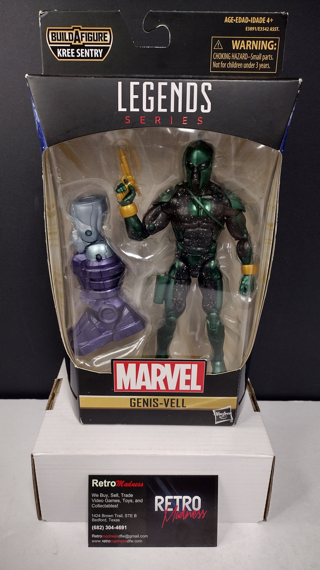 Marvel Legends Series: Genis-Vell (Kree Sentry BAF Wave)- New in Box