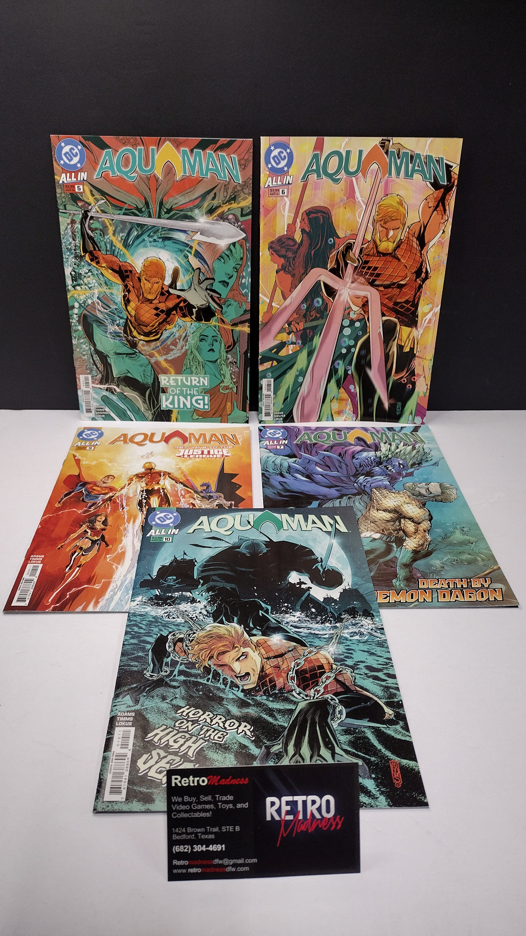DC Comics Modern Era Lot – 5 Book Set - Lot Q2 (Brand New / Unread)