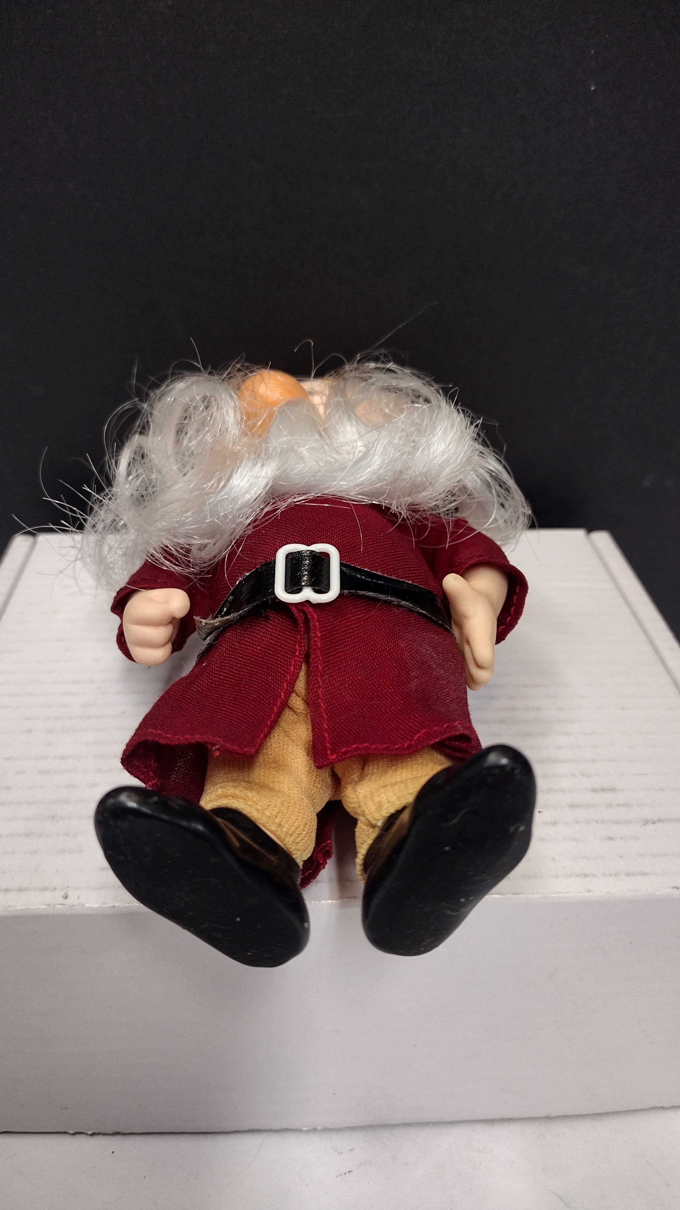 Vintage Bikin Grumpy Doll 6.5" Walt Disney Snow White & The Seven Dwarfs Loose with Clothes