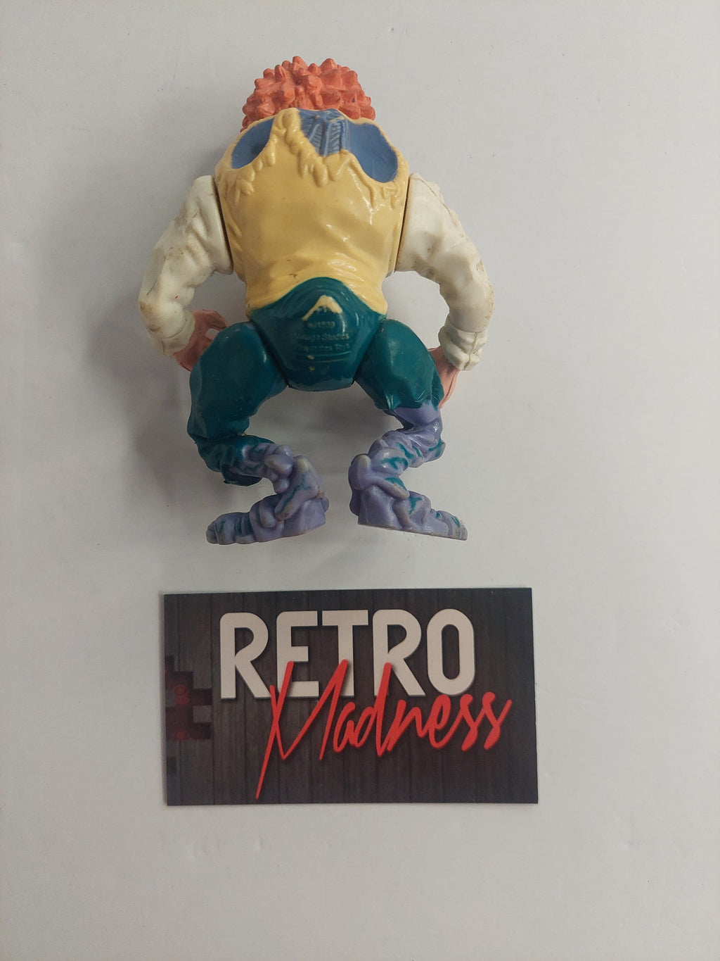 Vintage 1989 Teenage Mutant Ninja Turtles TMNT Baxter Stockman Figure Incomplete