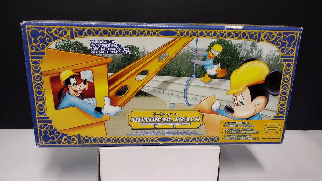 Disney Monorail Curved Track Extension Set 4 Beams 4 Supports Sealed Box
