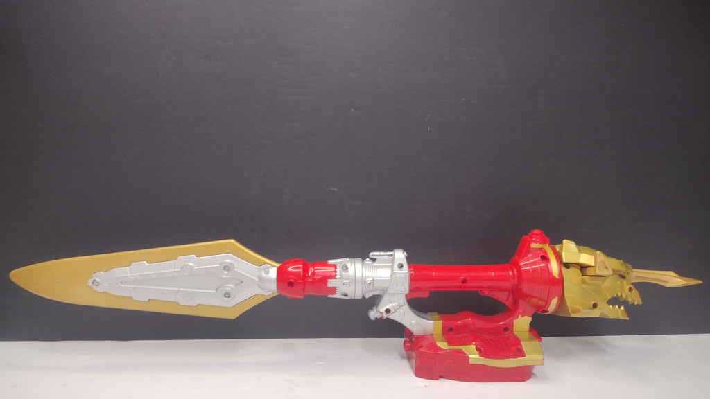 Power Rangers Megaforce Deluxe Ultra Dragon Sword (Bandai 2013 - Untested Loose Roleplay Weapon)