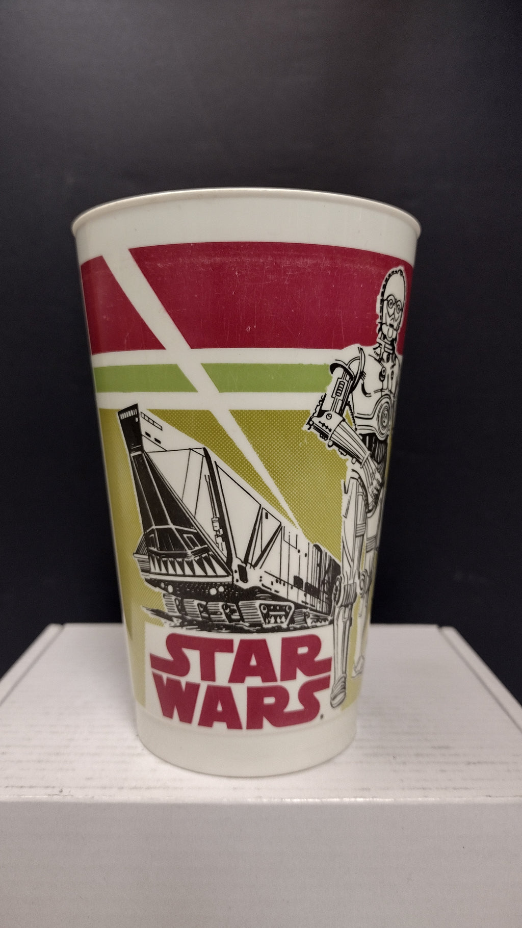 Vintage 1979 Star Wars C-3PO & R2-D2 Coca-Cola Promo Plastic Cup