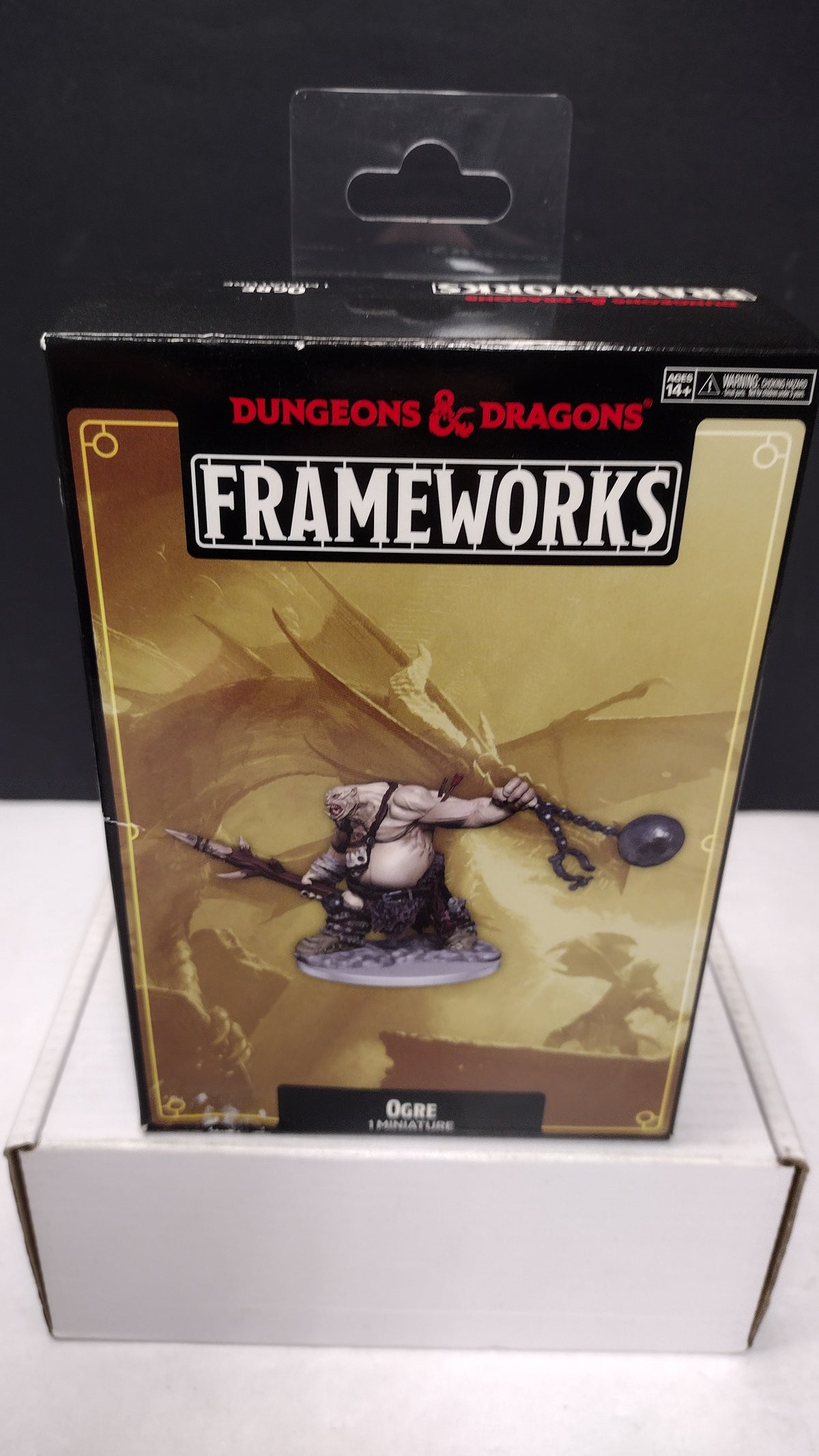 D&D Frameworks Ogre Unpainted Model Kit WizKids Sealed in Box
