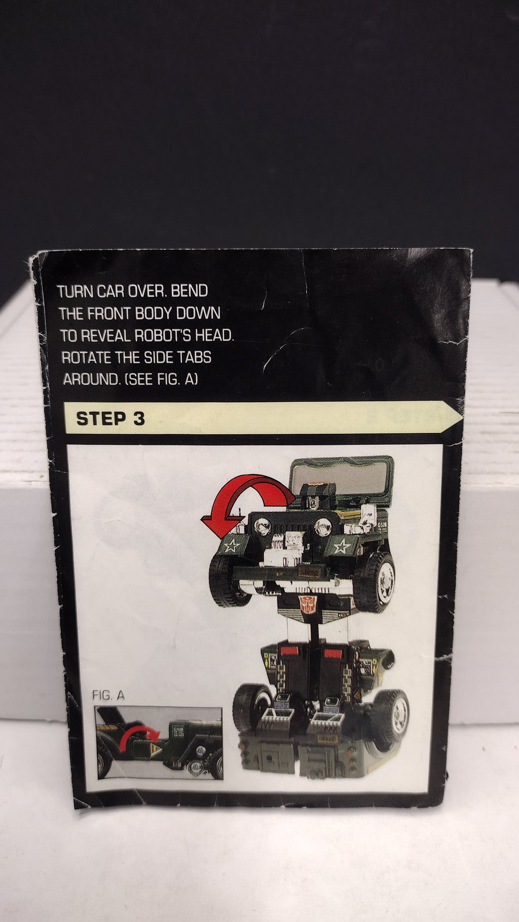 Vintage 1984 Original G1 Transformers Hound Instruction Booklet
