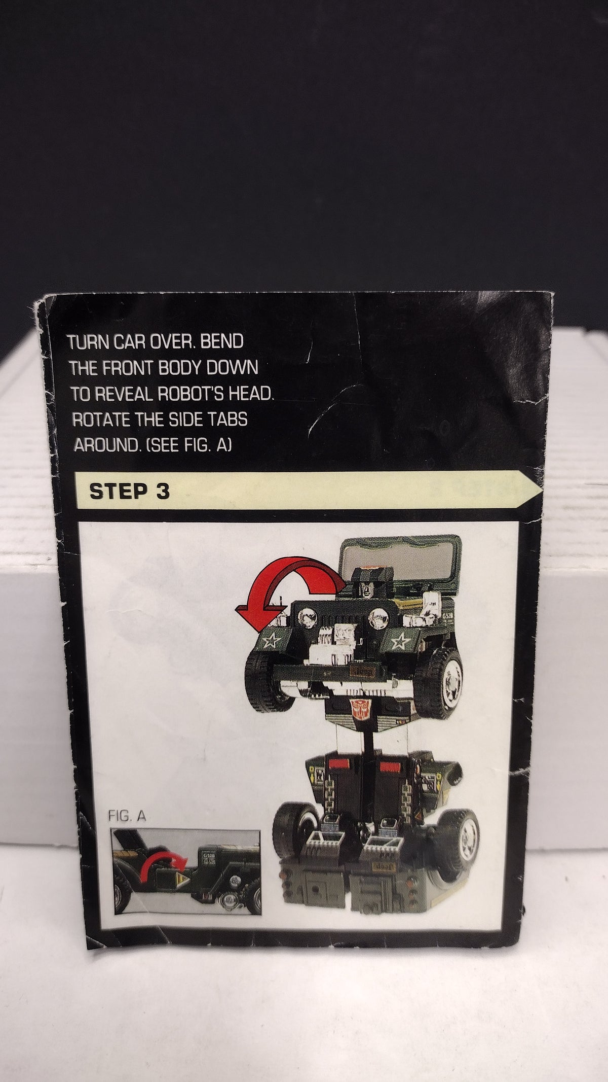 Vintage 1984 Original G1 Transformers Hound Instruction Booklet