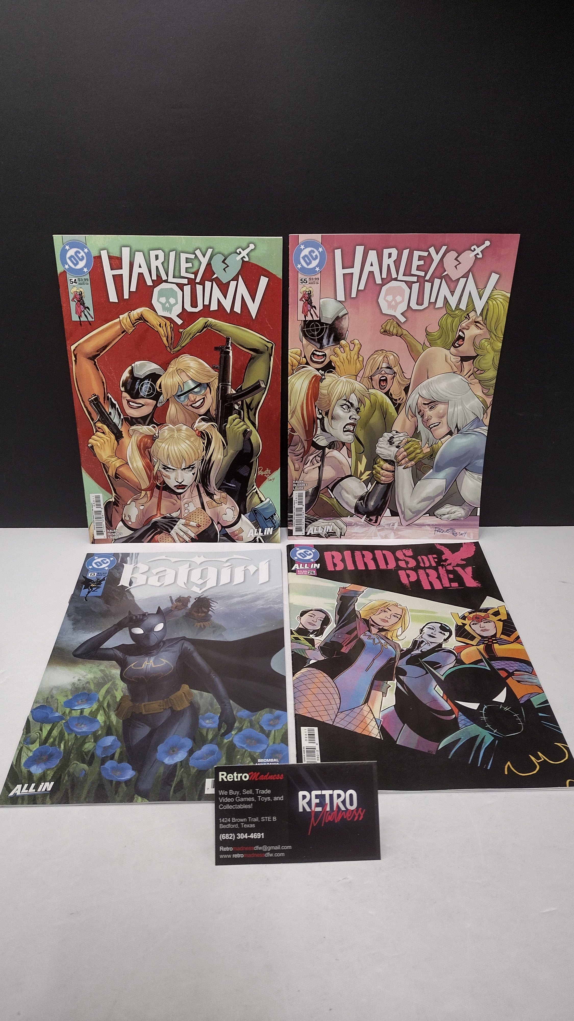 DC Comics Modern Era Lot – 4 Book Set - Lot X (Brand New / Unread)