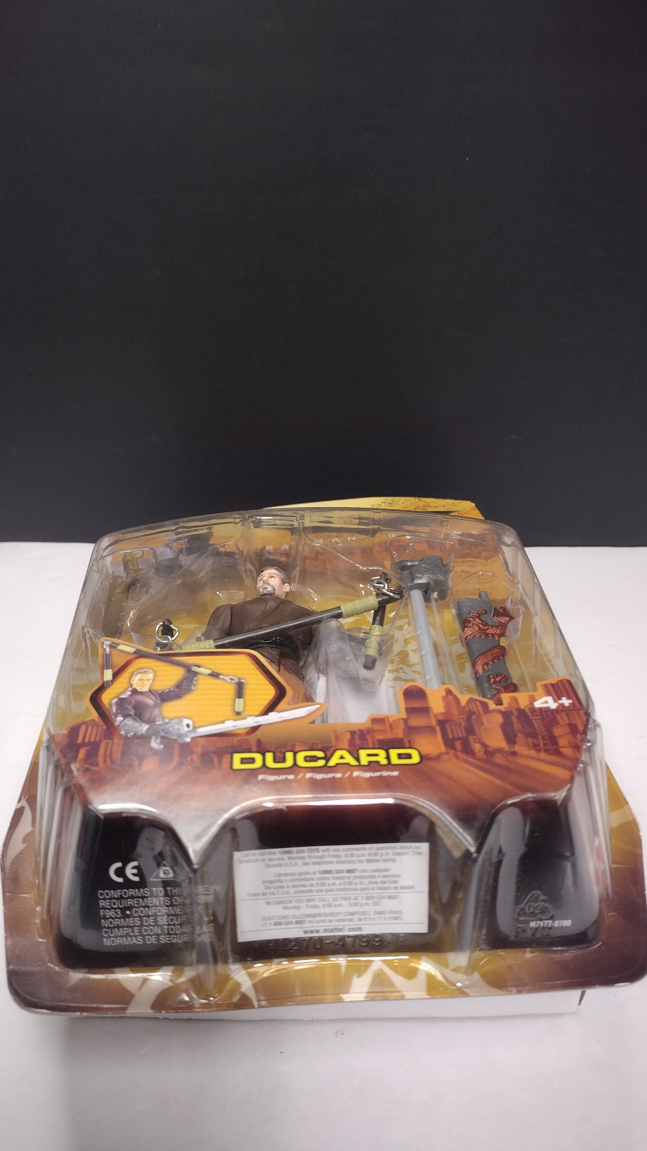 Mattel Batman Begins Henri Ducard Figure (Brown Shirt) Carded Sealed