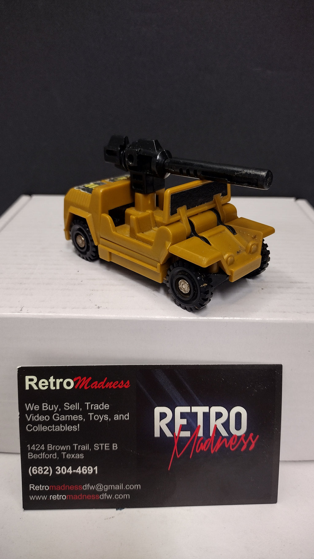 Vintage 1986 G1 Transformers: Combaticon Swindle Action Figure – Loose with Large Scatter Blaster Weapon (Decepticon Bruticus Team)