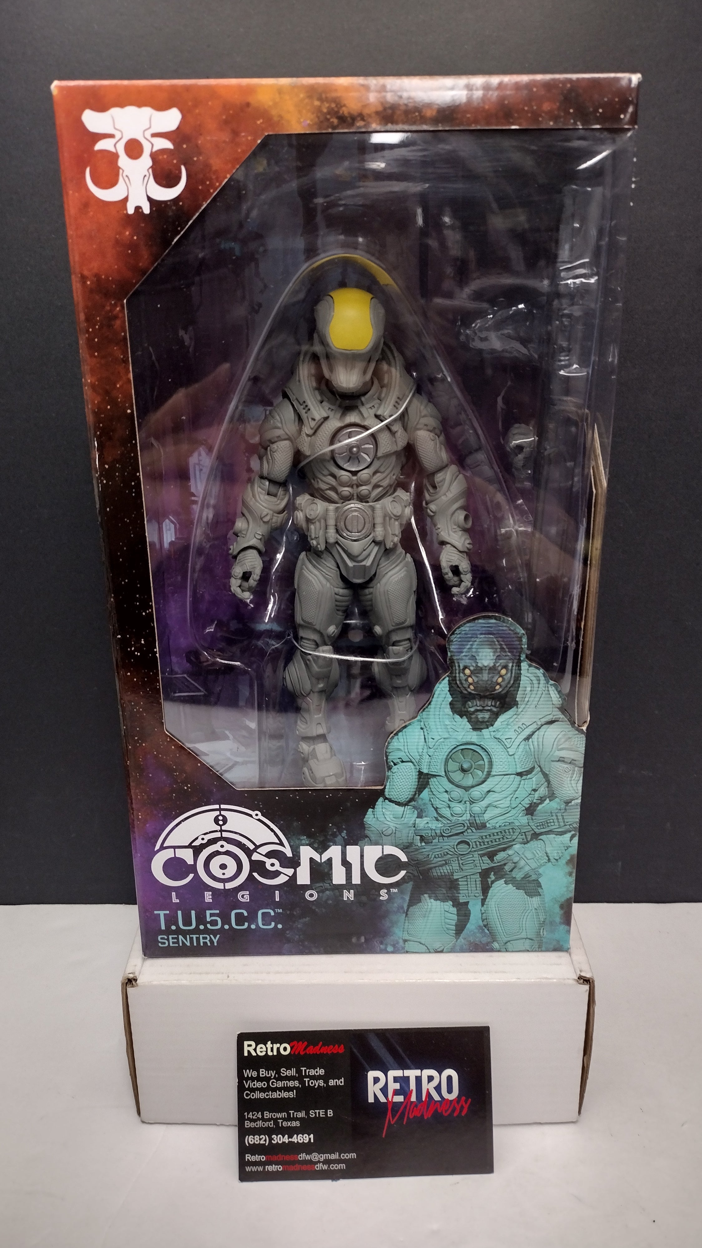 Four Horsemen Cosmic Legions T.U.5.C.C. Sentry Action Figure (Sealed in Box)