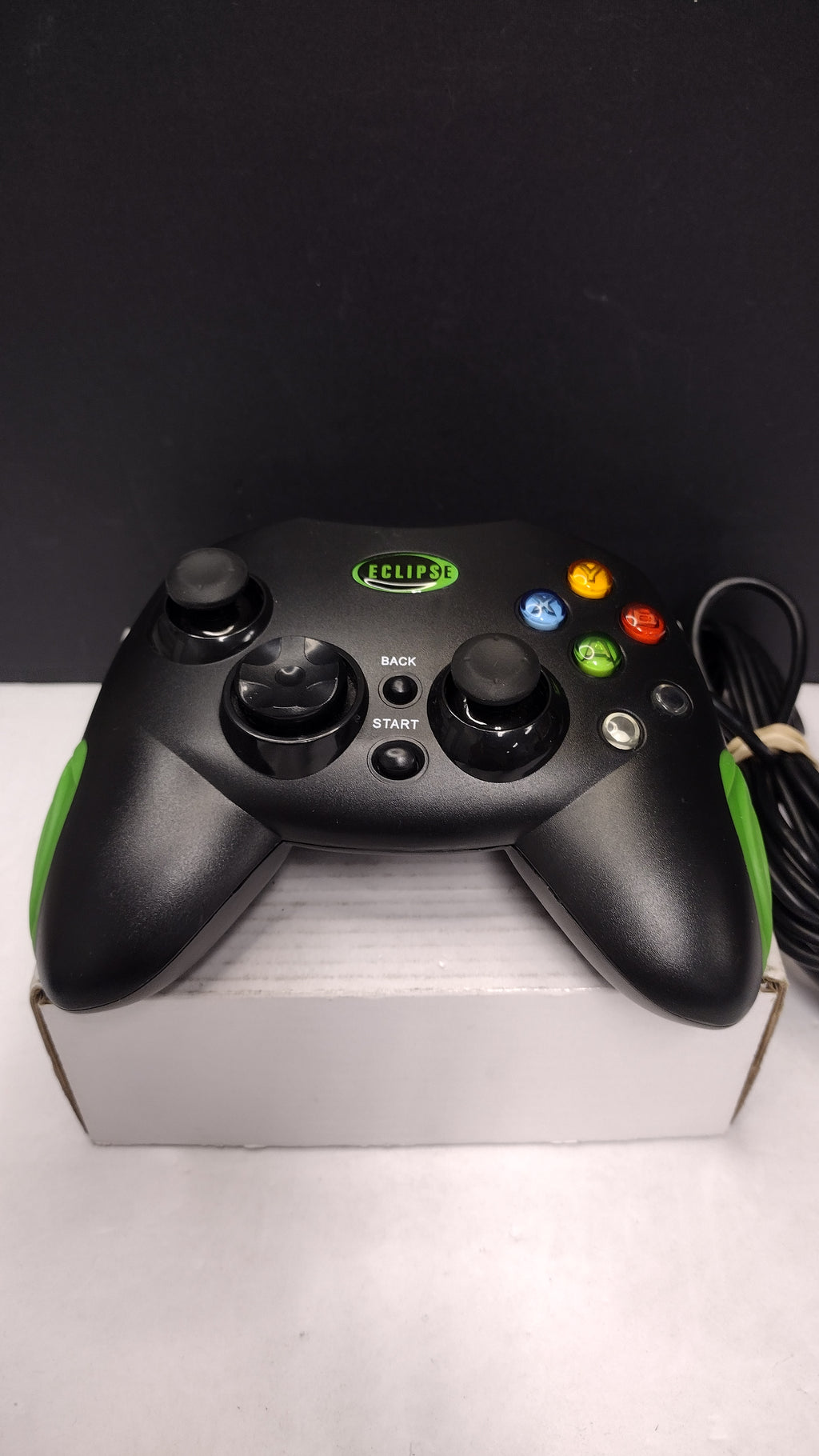Eclipse Xbox Wired Controller Green Black Original Xbox PL-2023 Tested
