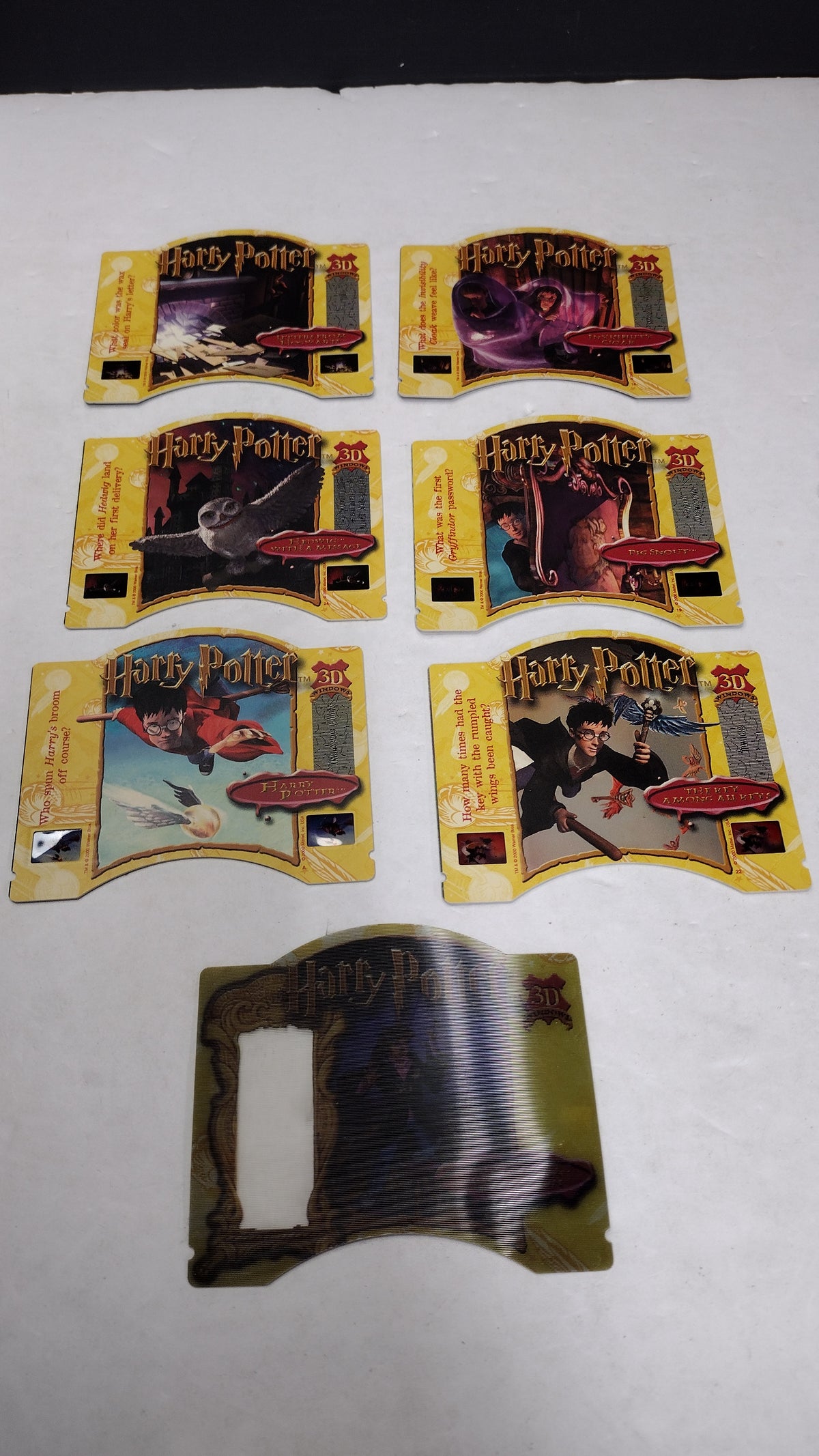 Harry Potter View-Master 3D Viewer with 6 Film Reels & 1 Lenticular Card