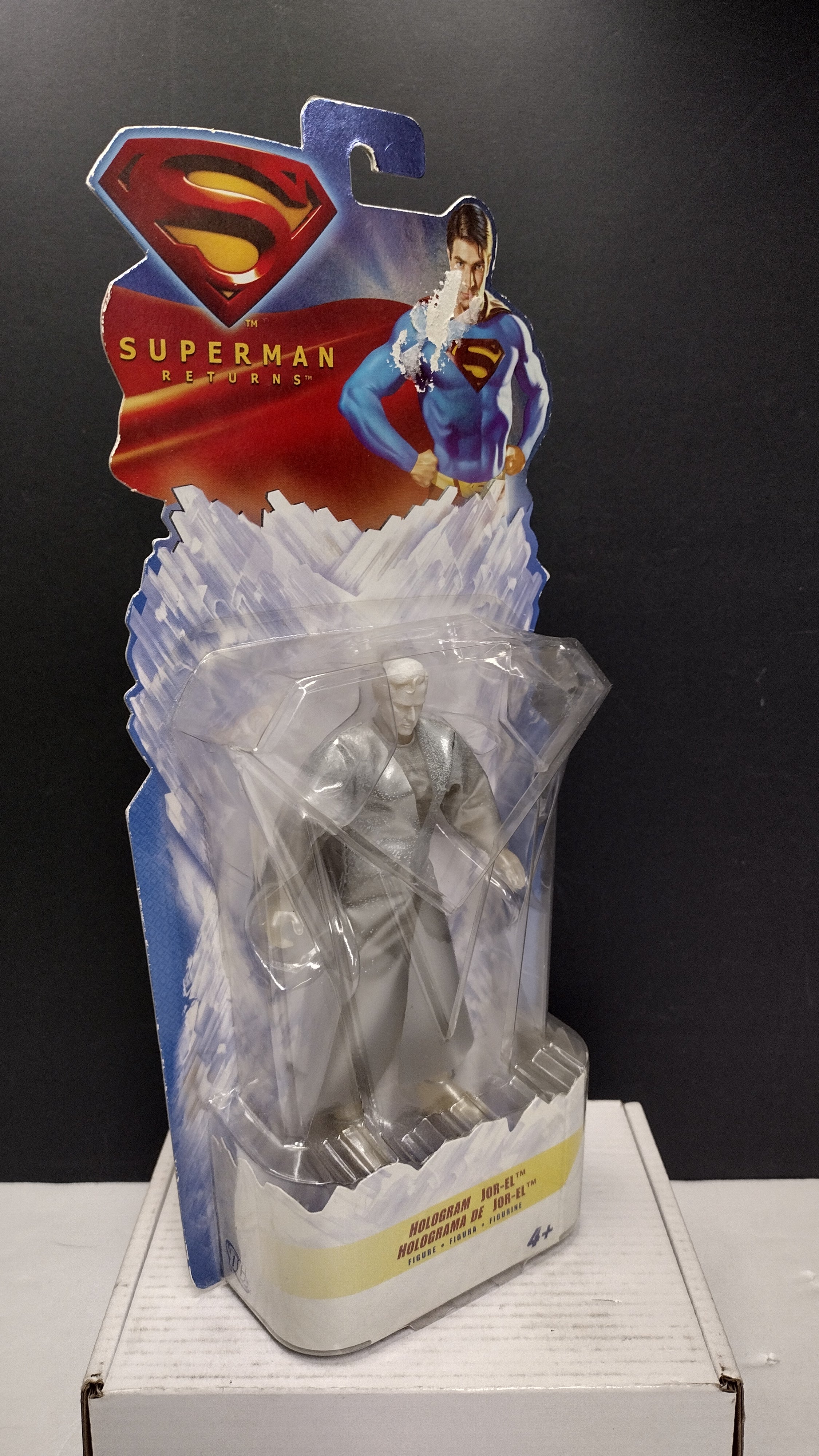 DC Comics Superman Returns Hologram Jor-El 5.5-Inch Action Figure (Mattel 2006 - Sealed on Card)