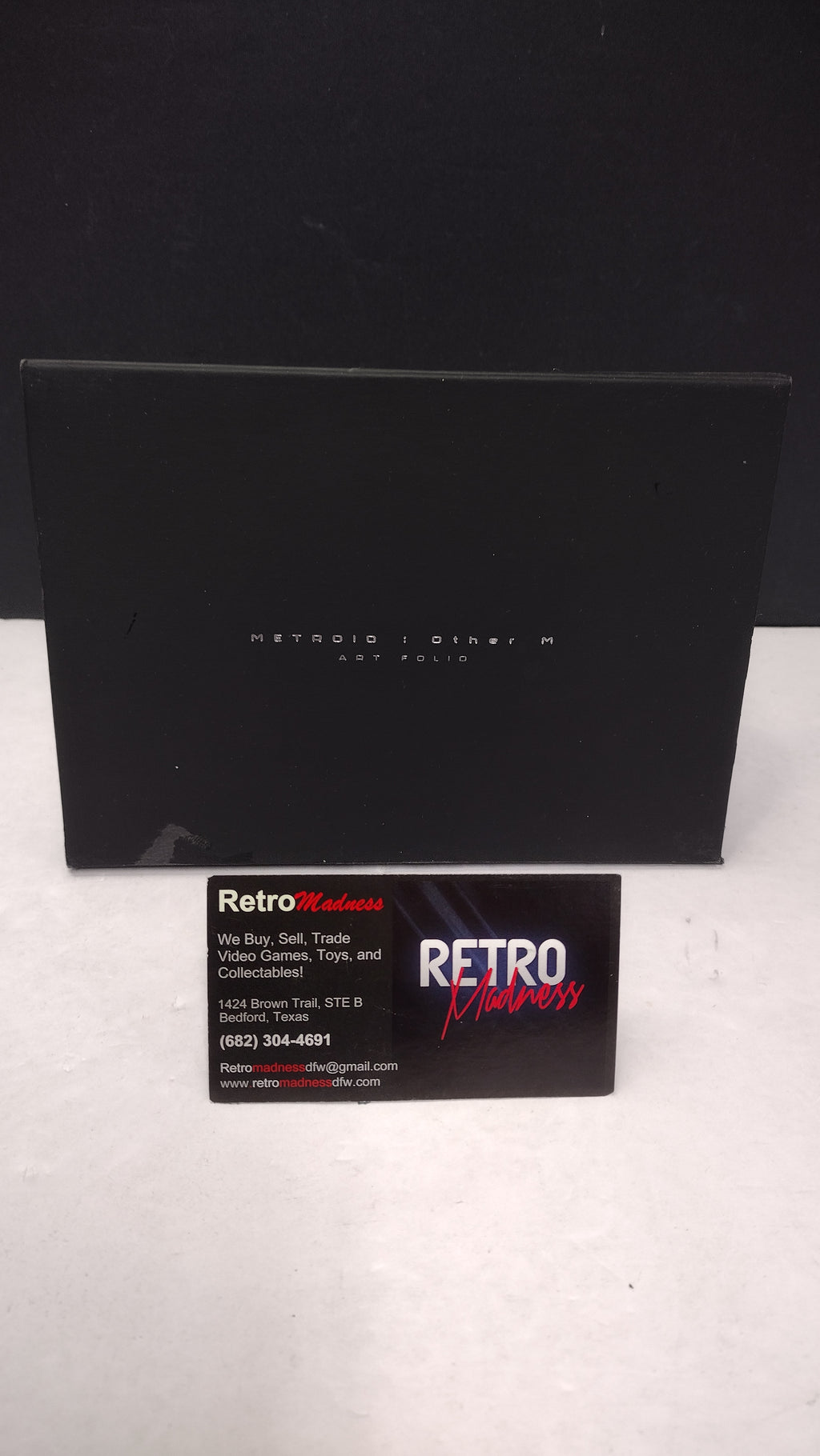 Vintage Metroid Other M Art Folio Art Book with Black Case & 16 Cards Nintendo