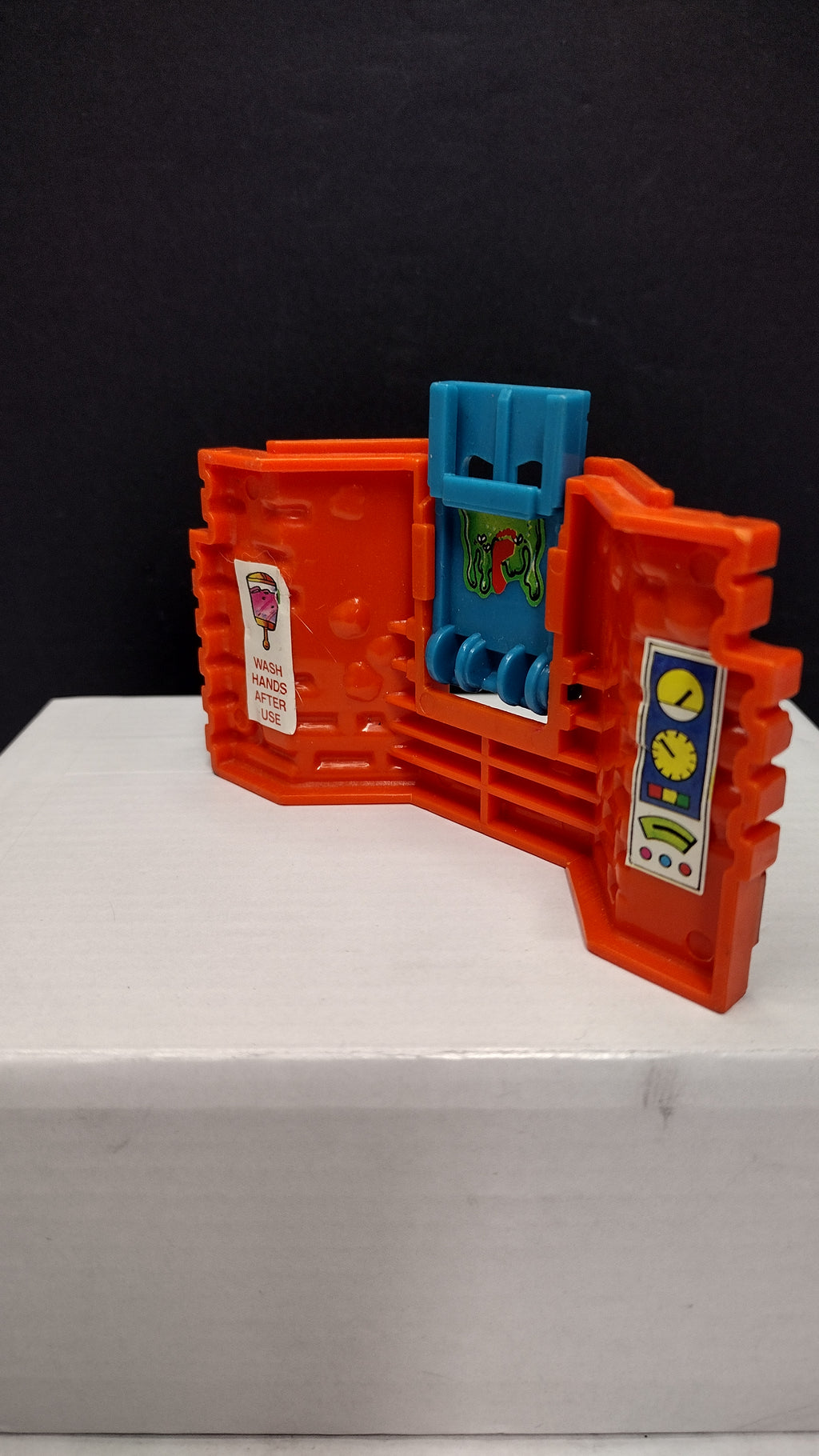 Vintage TMNT 1990 Oozey Cannon Brick Wall and Trap Door Accessory Part OEM