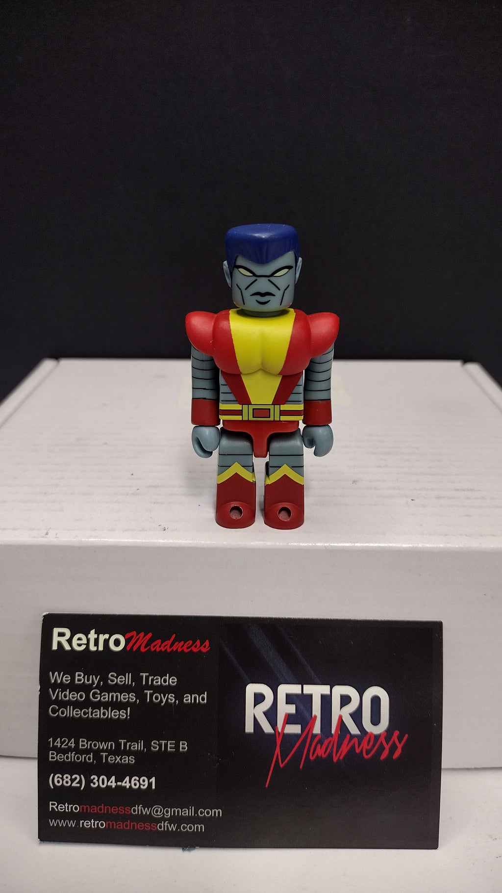 Authentic Marvel x Medicom Toy: Kubrick Series 1 – Colossus 100% Micro Figure • Vintage Japan Import Variant (1990s)