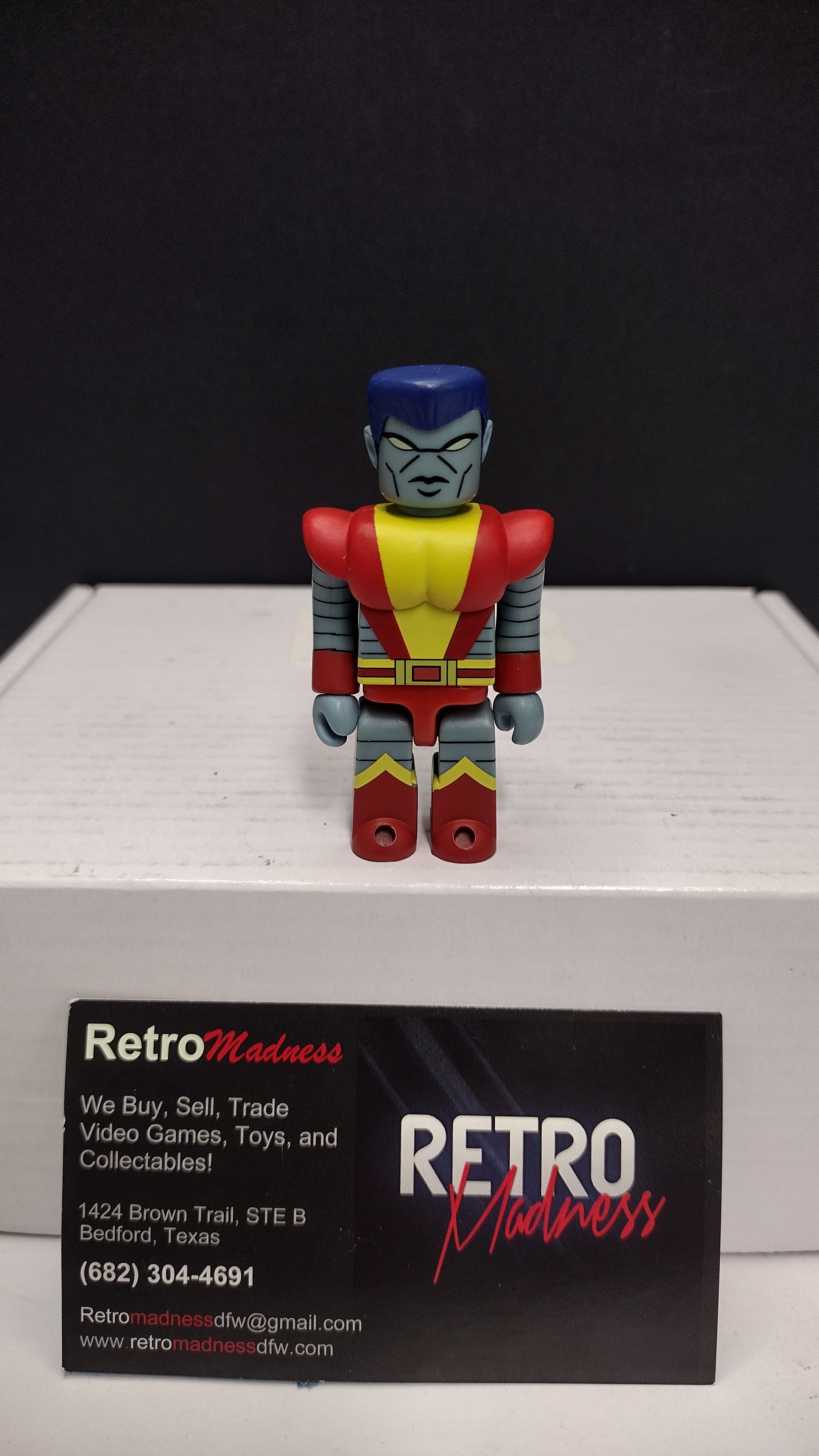 Authentic Marvel x Medicom Toy: Kubrick Series 1 – Colossus 100% Micro Figure • Vintage Japan Import Variant (1990s)