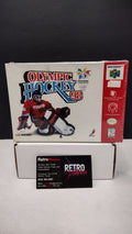 Vintage 1998 Nintendo 64 Olympic Hockey 98 Game (Complete & Factory Sealed in Box with Protector)