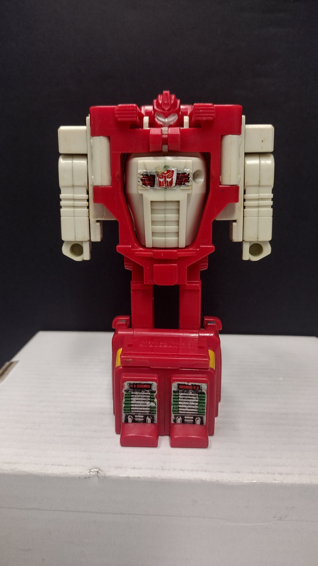 Vintage 1987 G1 Transformers: Targetmasters Quickmix Action Figure – Loose Autobot (Non-Mint / Parts & Restoration / Missing Targetmasters)