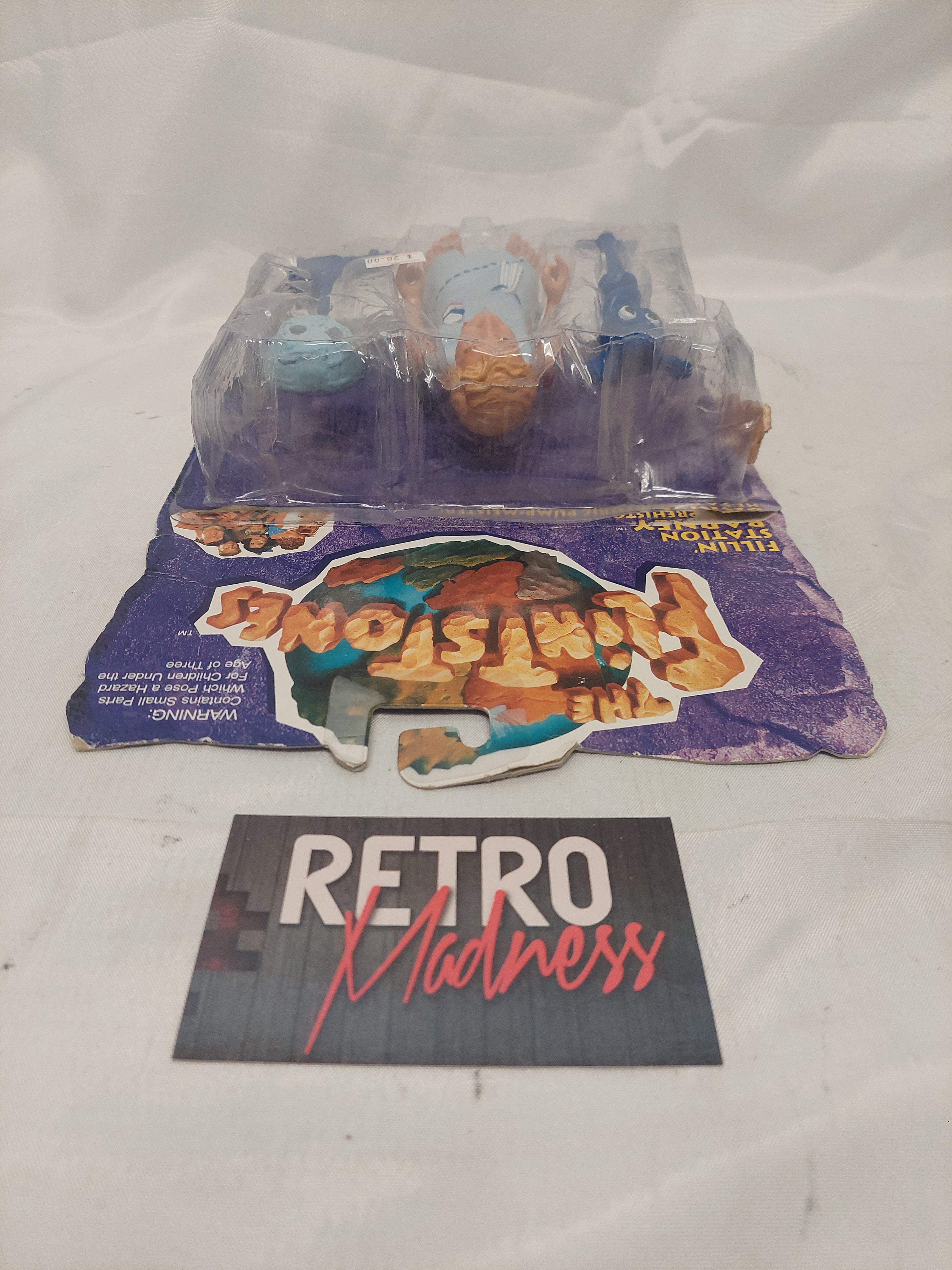 Vintage The Flintstones Fillin' Station Barney Figure