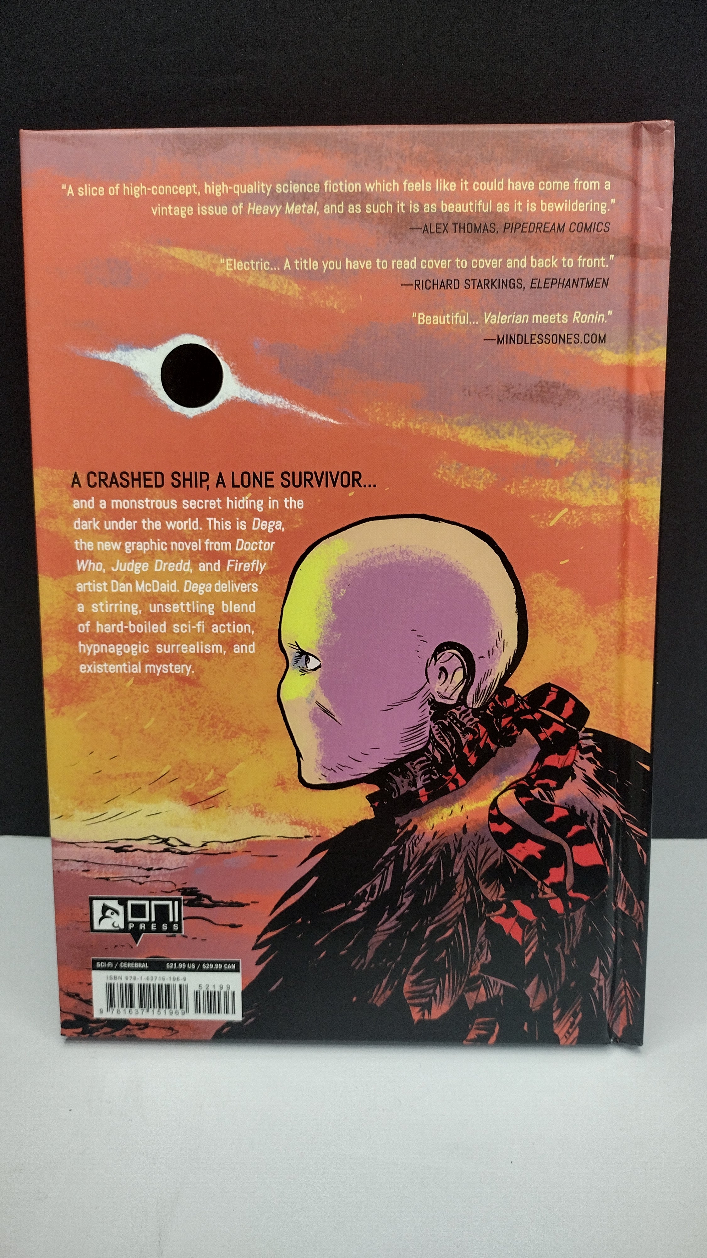(MATURE) Dega Vol. 1 by Dan McDaid – Hardcover Graphic Novel