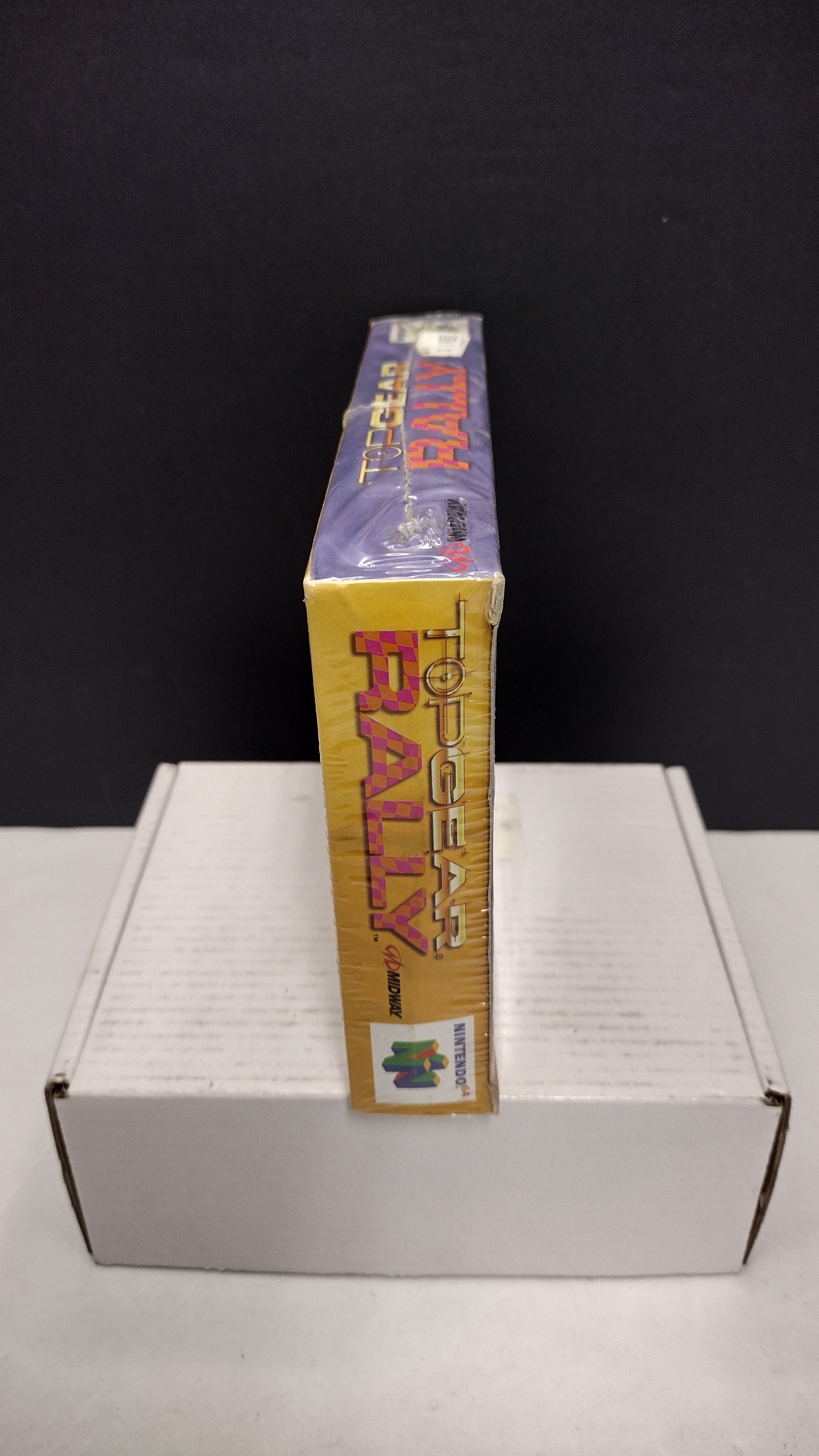 Vintage 1997 Nintendo 64 Top Gear Rally Game (Complete & Factory Sealed in Box with Protector)