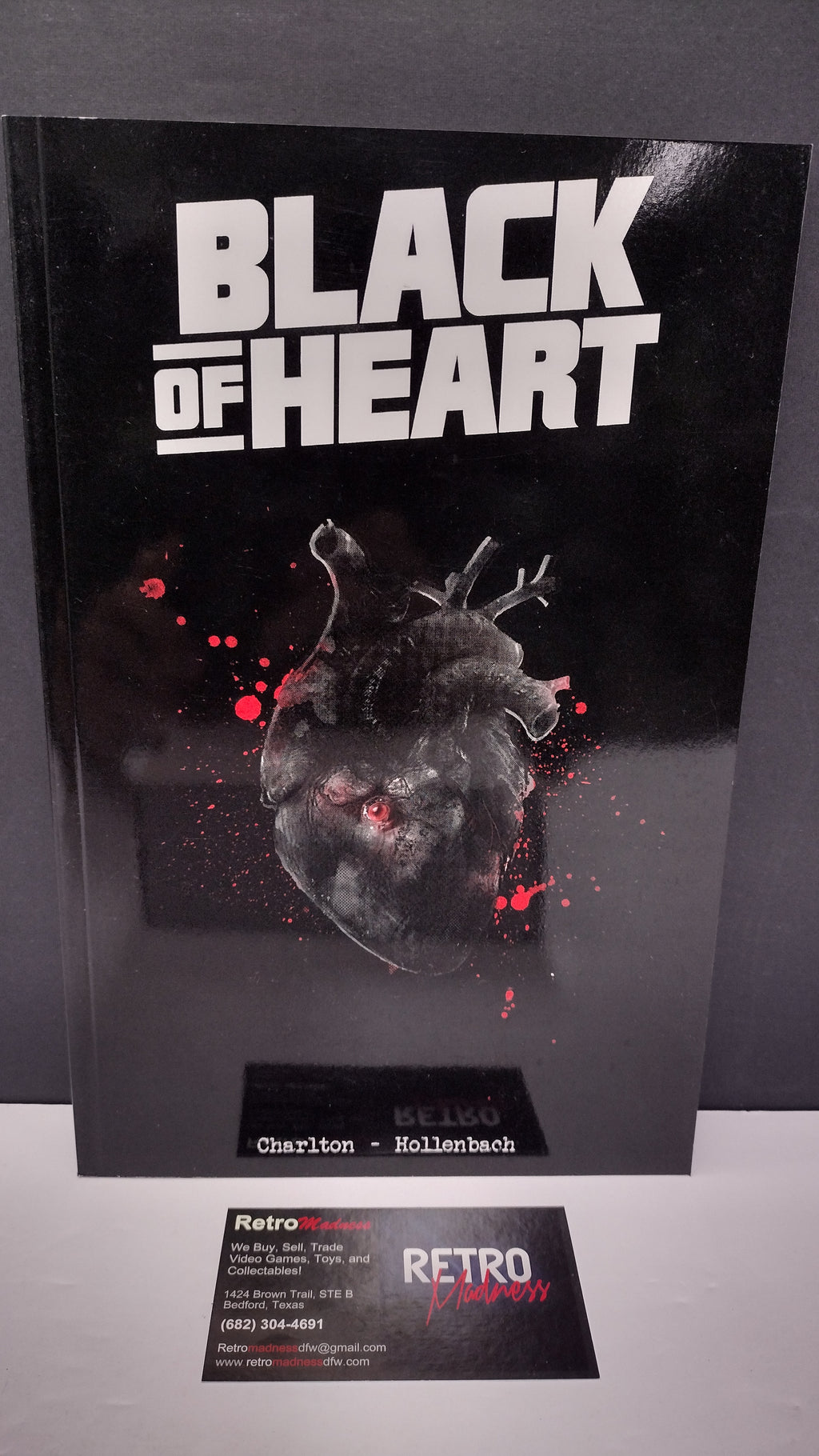 (MATURE) Black of Heart by Charlton Hollenbach – New Paperback
