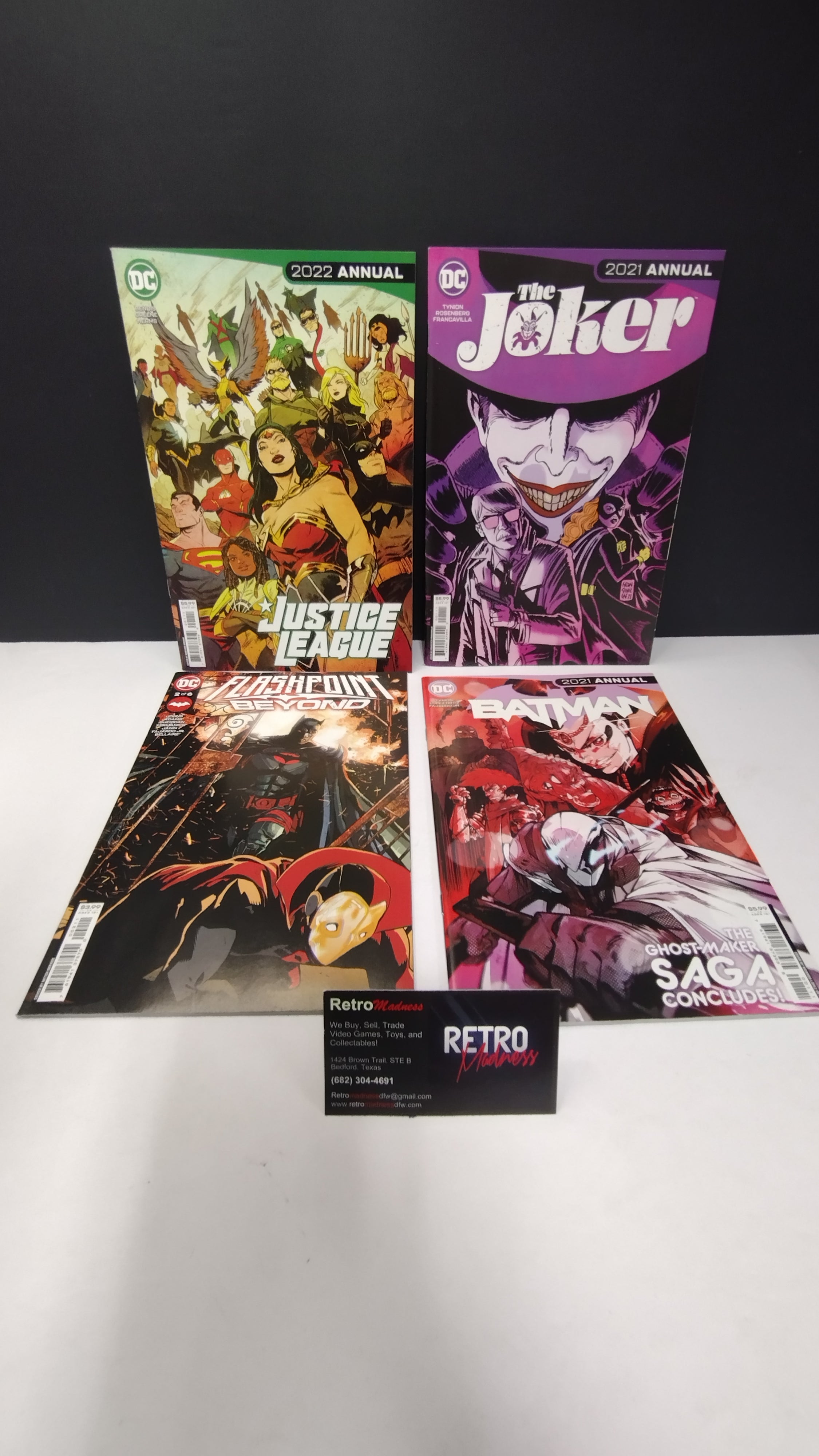 DC Comics Modern Era Lot – 4 Book Set - Lot E3 (Brand New / Unread)
