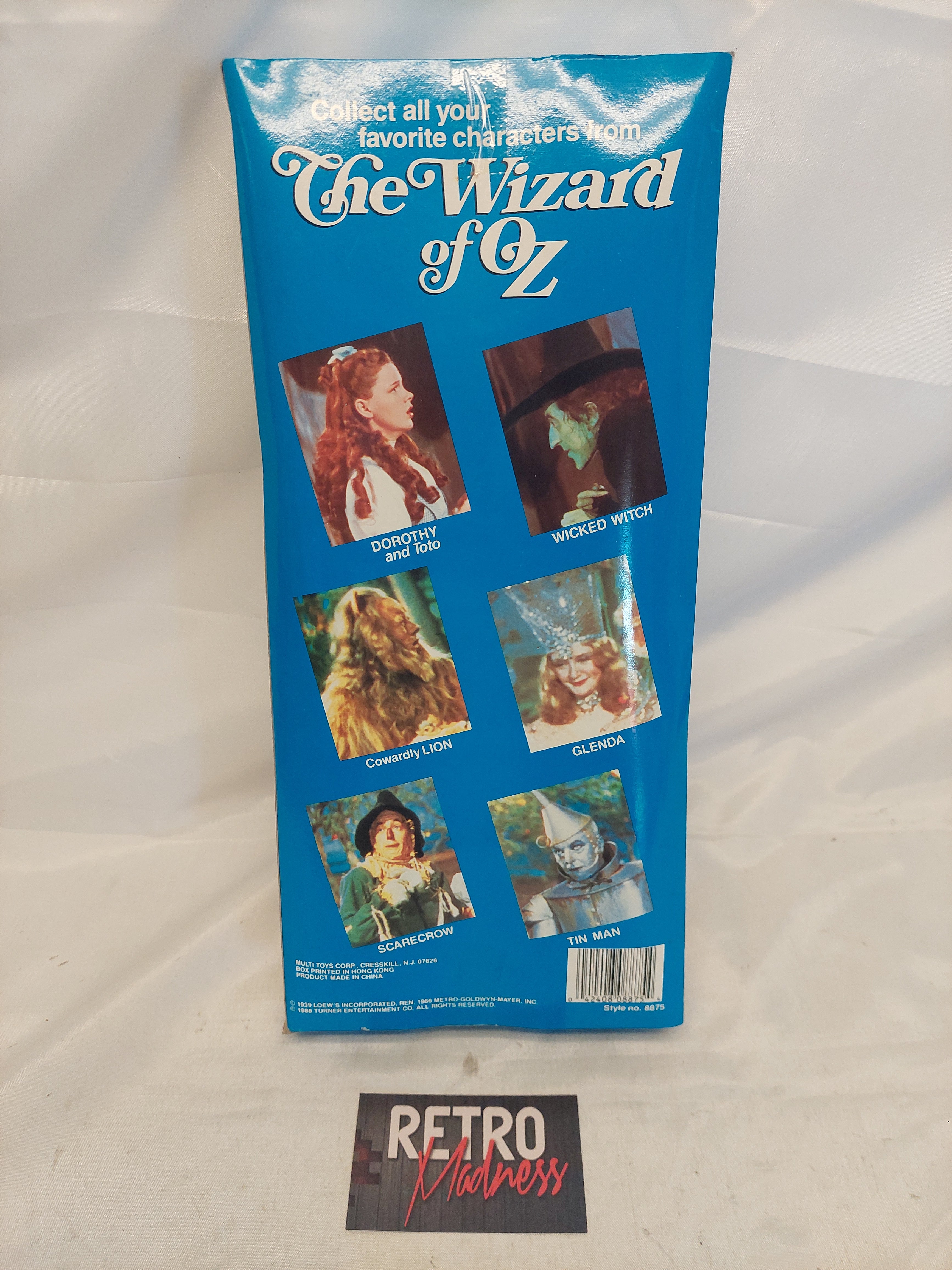 Vintage The Wizard of Oz Dorothy and Toto Doll Style No. 8875