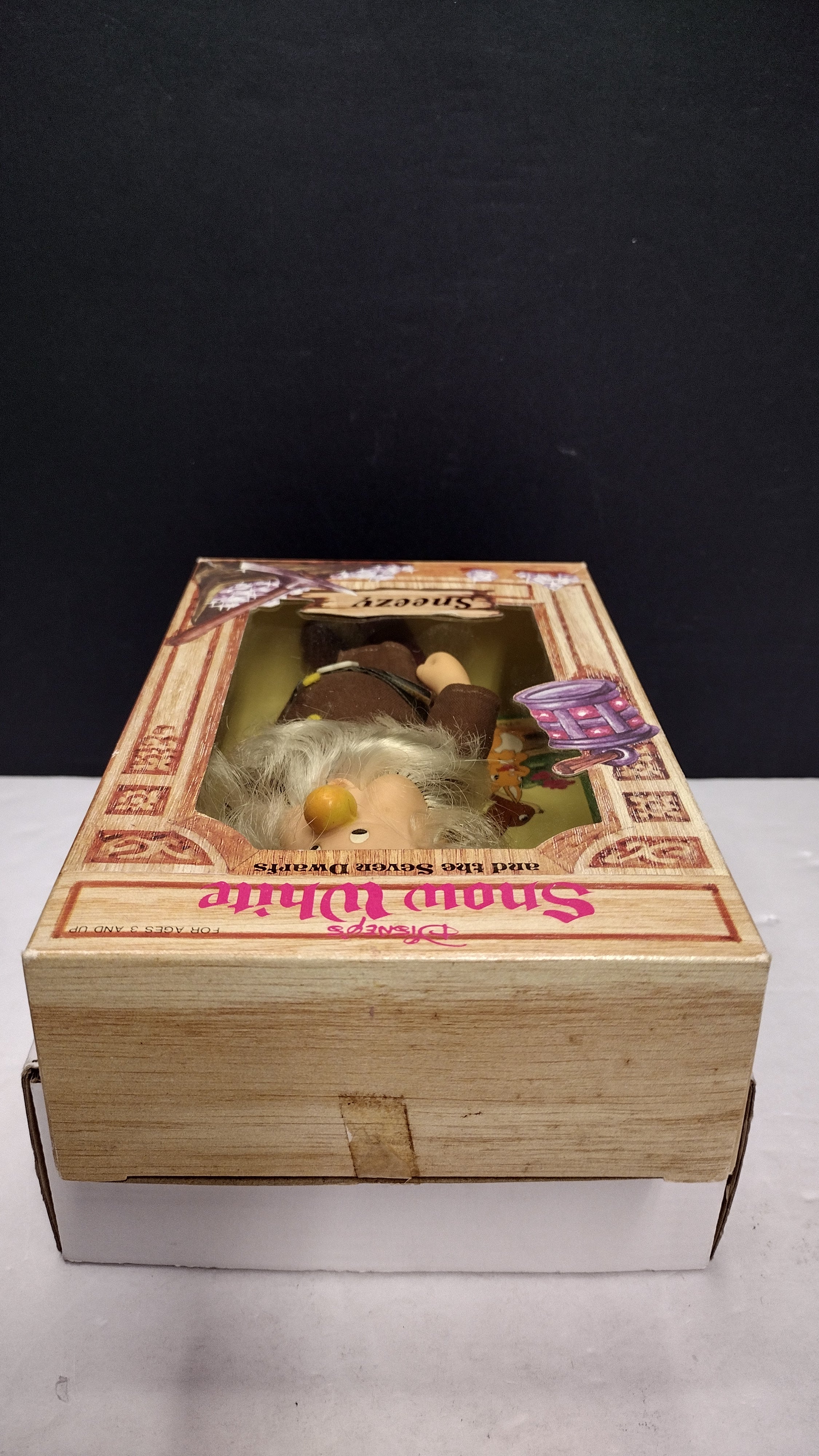 Rare Vintage Bikin Disney Snow White & the Seven Dwarfs "Sneezy" 6.5-Inch Figure (New in Box / Open Box)