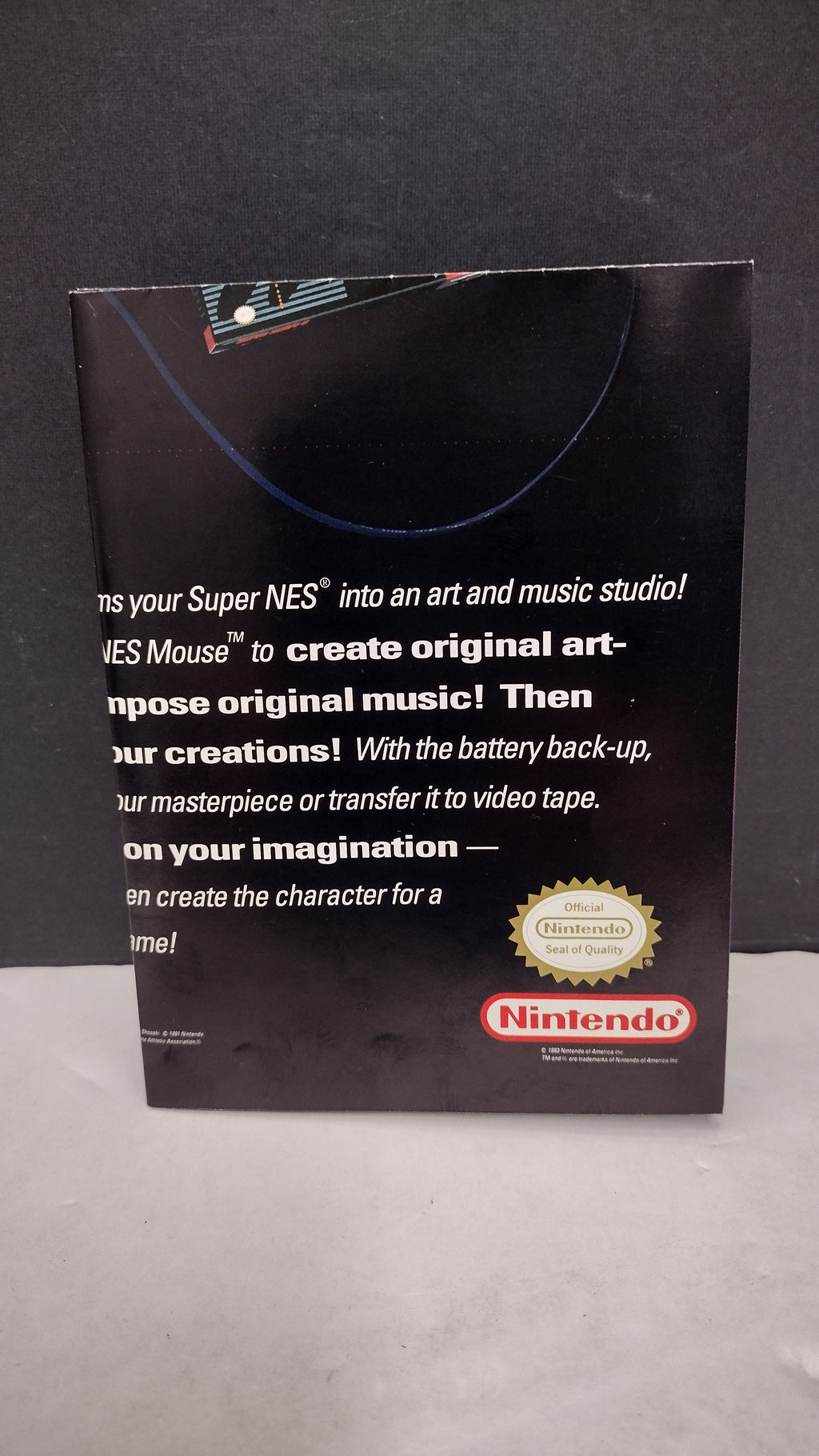 Vintage 1993 Nintendo Star Fox Super Power Club Double-Sided Poster OEM