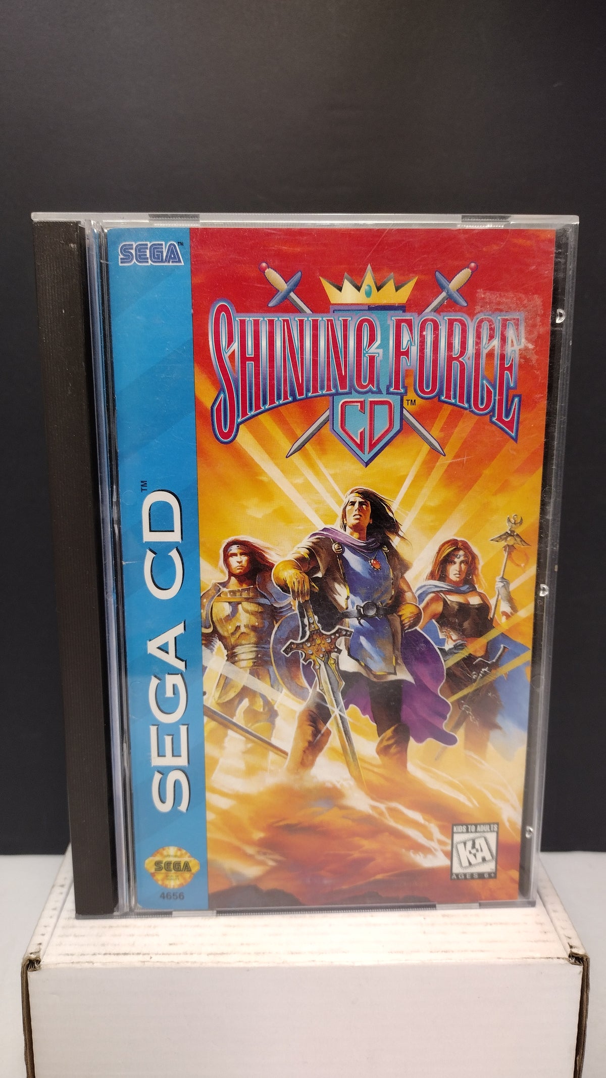 Sega CD Shining Force CD Original Jewel Case & Manual ONLY - No Game Disc