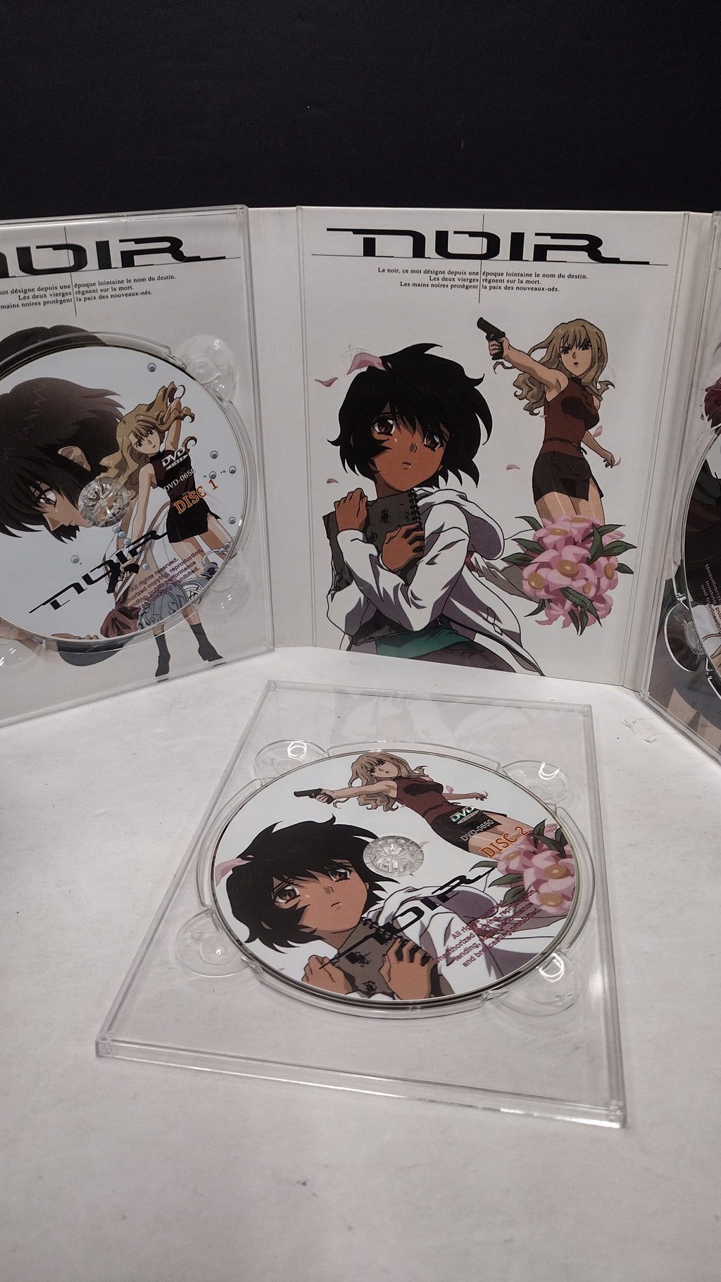 Noir: The Complete Collection Anime Box Set (3-Disc Set - 26 Complete Episodes, Pre-Owned)