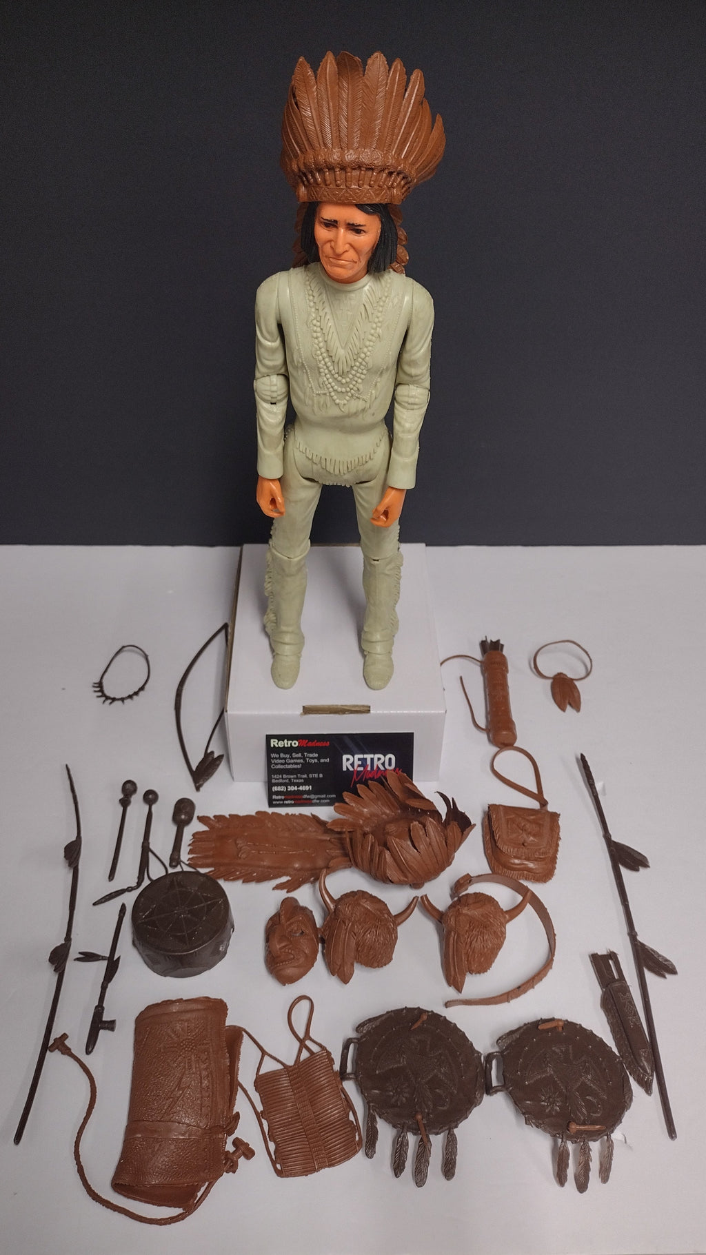 Vintage 1967 Marx Toys: Johnny West "Chief Geronimo" (Best of the West)