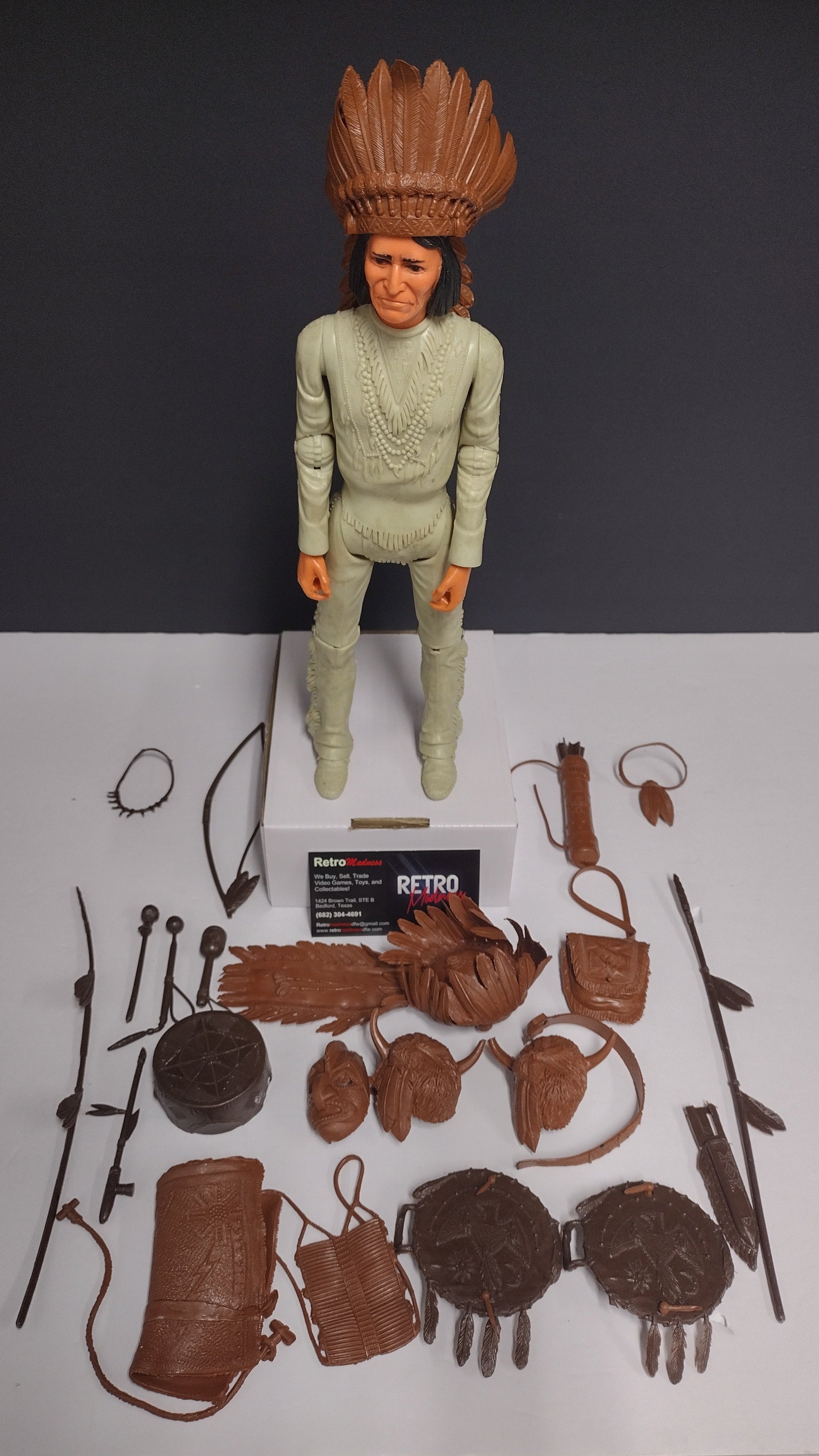 Vintage 1967 Marx Toys: Johnny West "Chief Geronimo" (Best of the West)