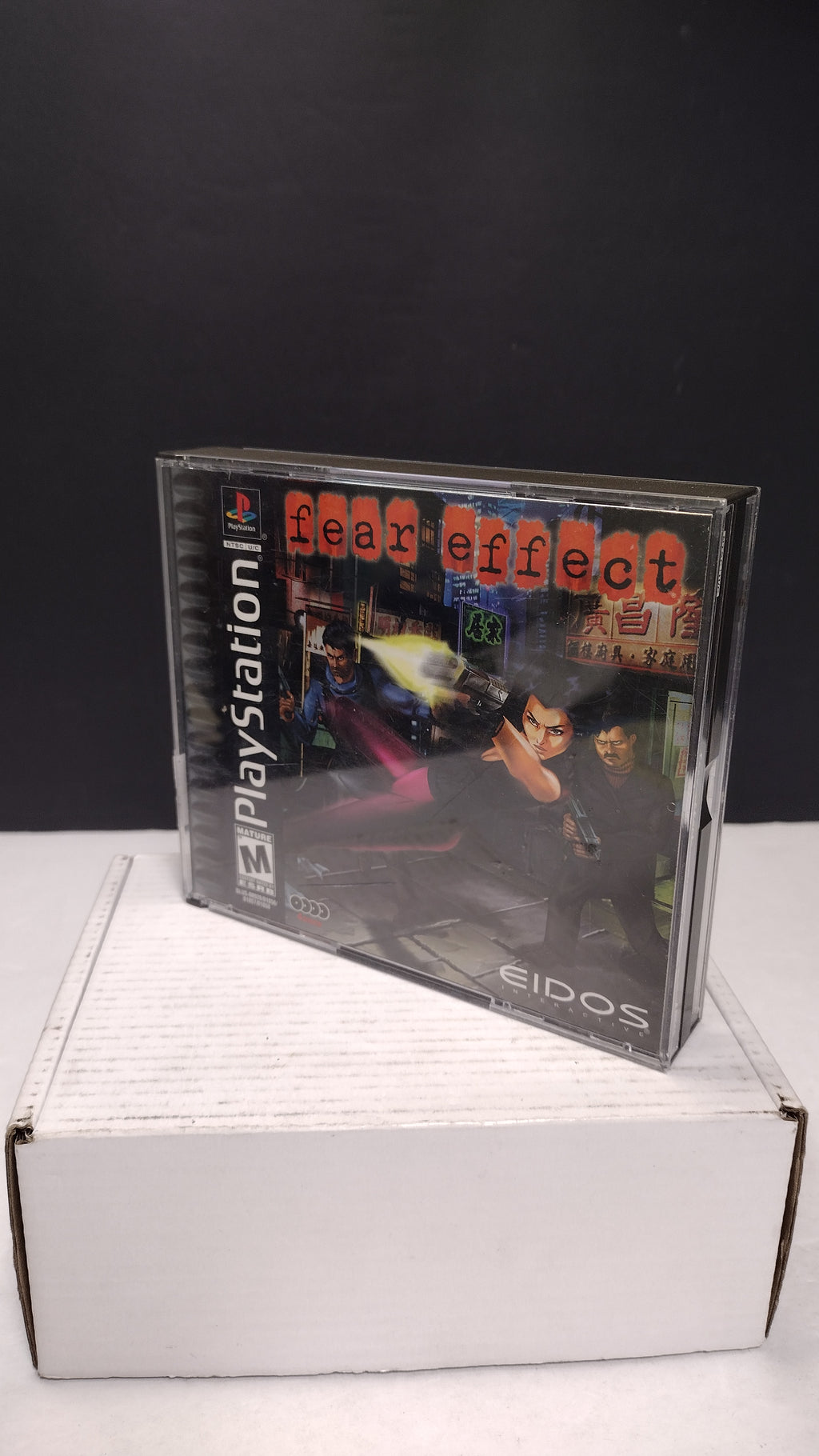 Fear Effect Sony PlayStation 1 Discs 2 3 4 Case & Manual Missing Disc 1