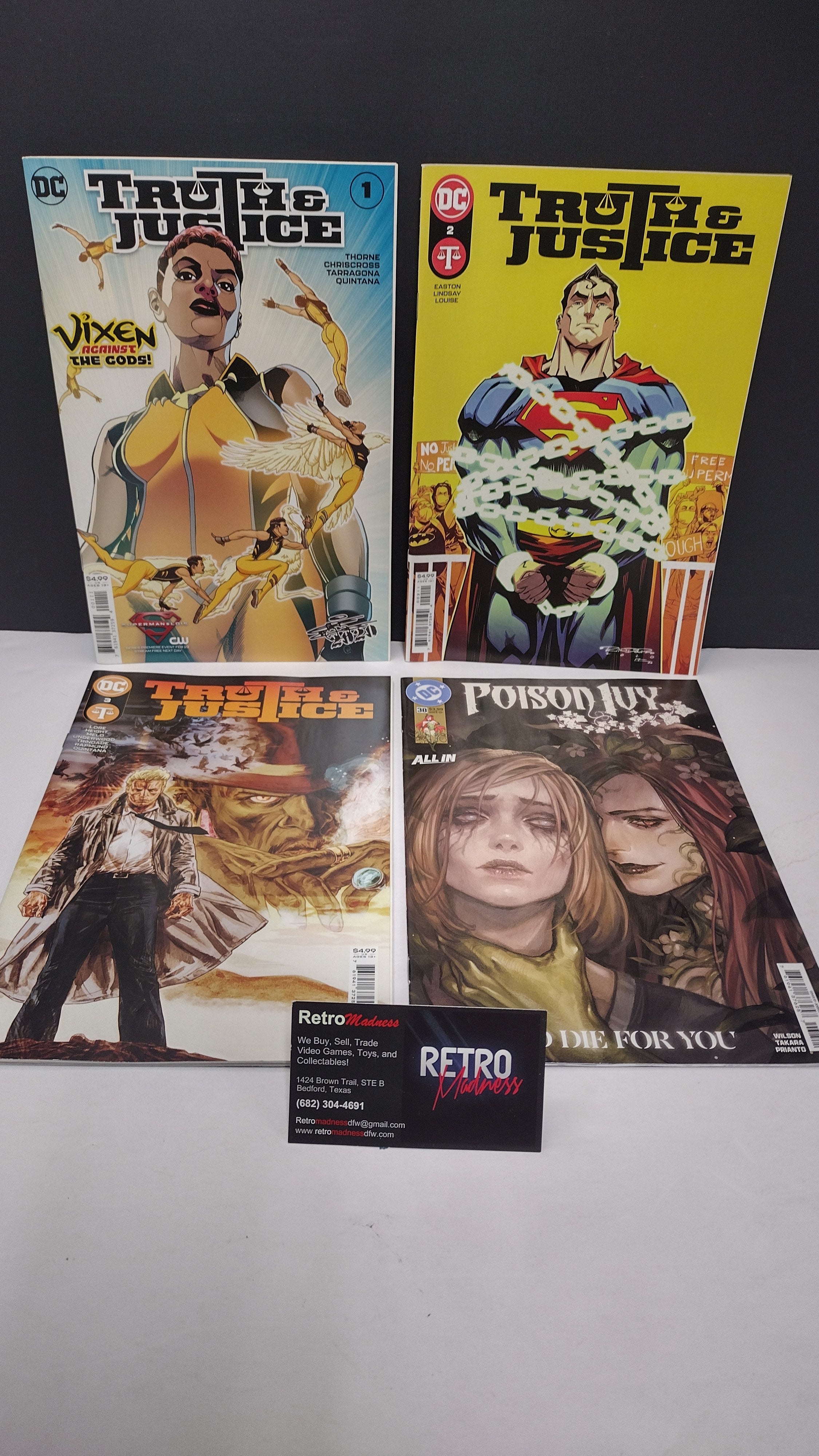 DC Comics Modern Era Lot – 4 Book Set - Lot I3 (Brand New / Unread)