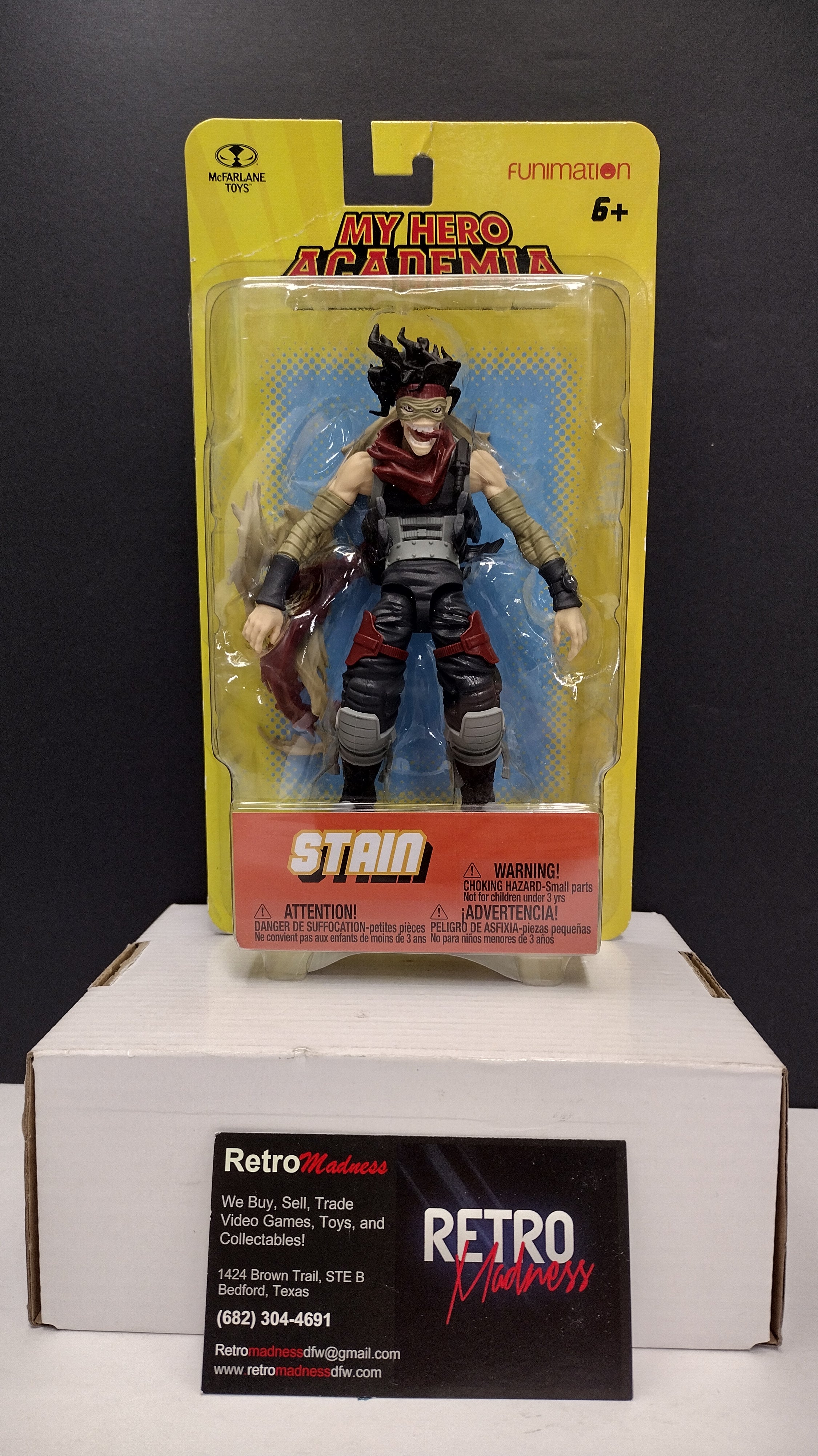 My Hero Academia Stain Action Figure 5" McFarlane Sealed