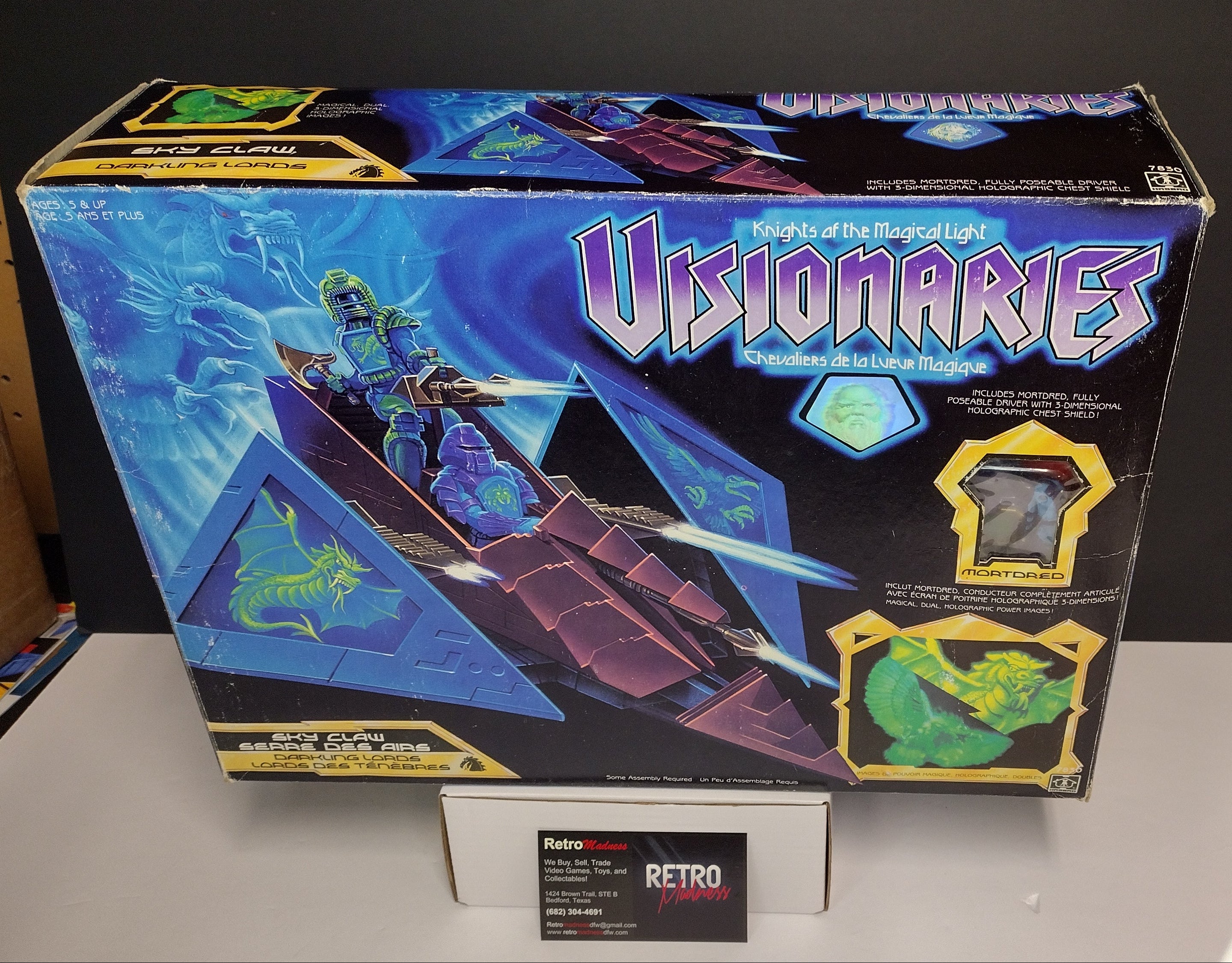 Vintage 1987 Hasbro Visionaries: Sky Claw with Mortdred (Open Box)