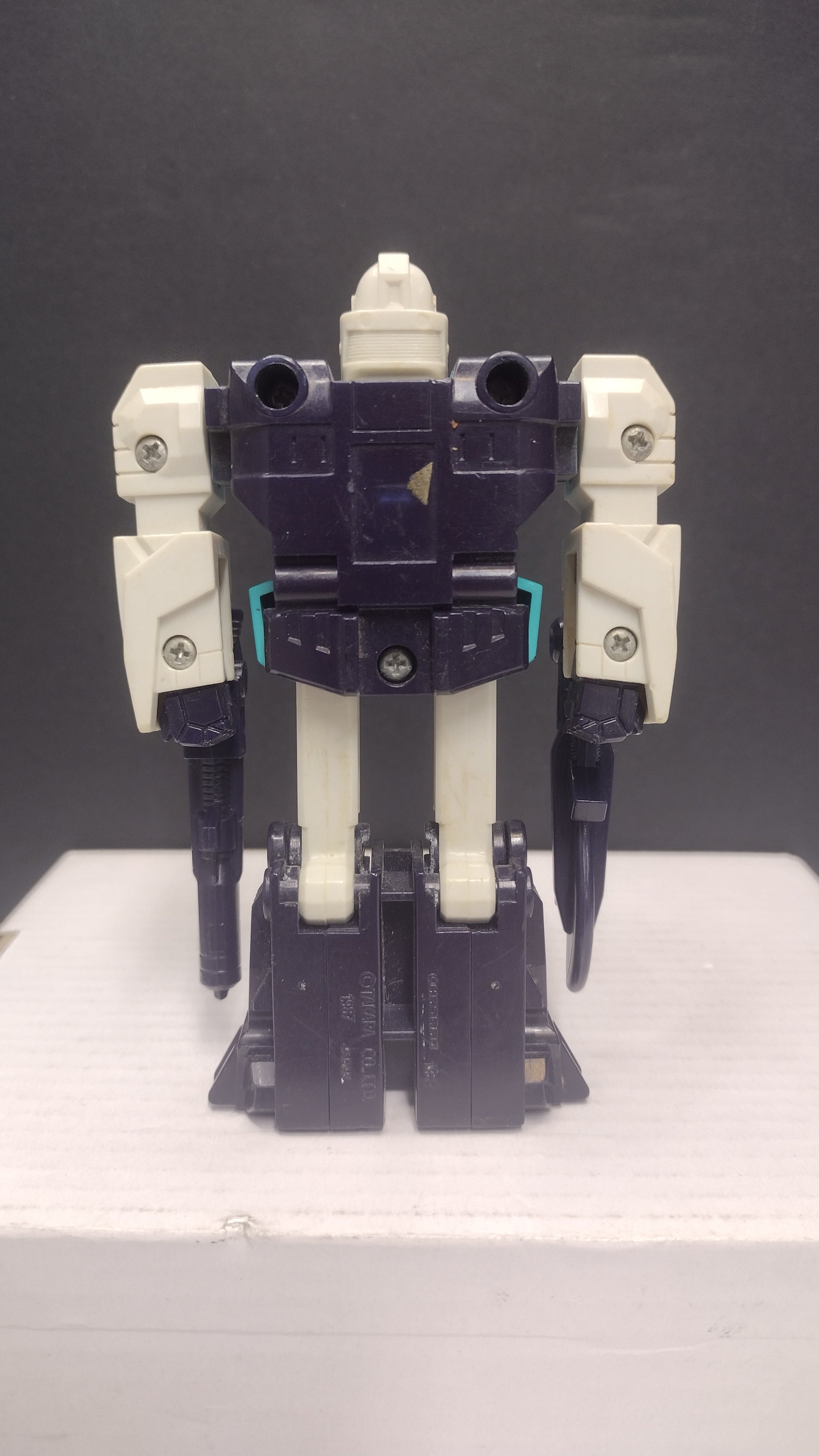Vintage 1987 G1 Transformers: Decepticon Wingspan Action Figure – Loose Figure with Both Weapons (Missing Wings & Decals)